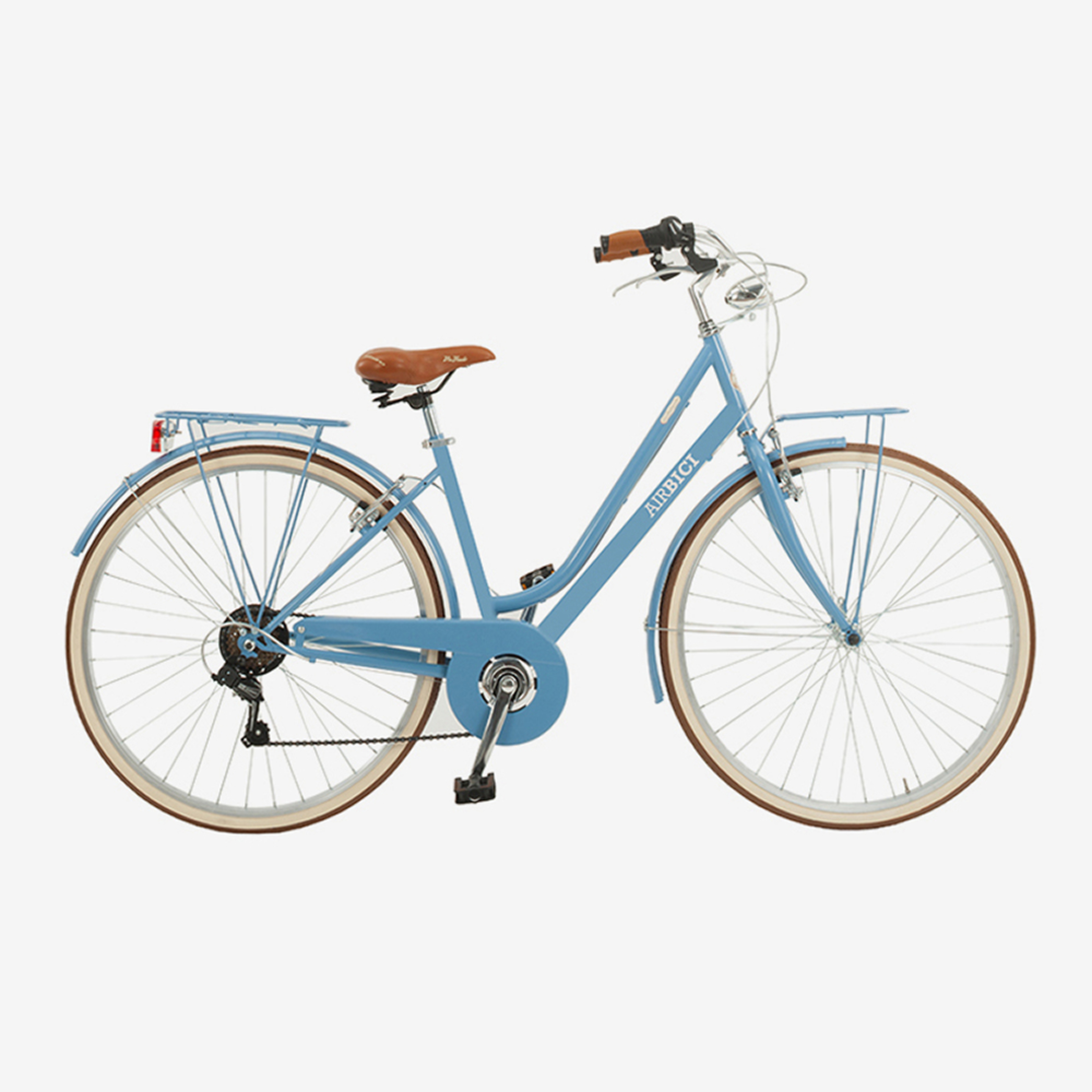Bicicleta De Ciudad Airbici 619l Malagueta - Azul Cielo - Vintage, paseo, ciudad  MKP