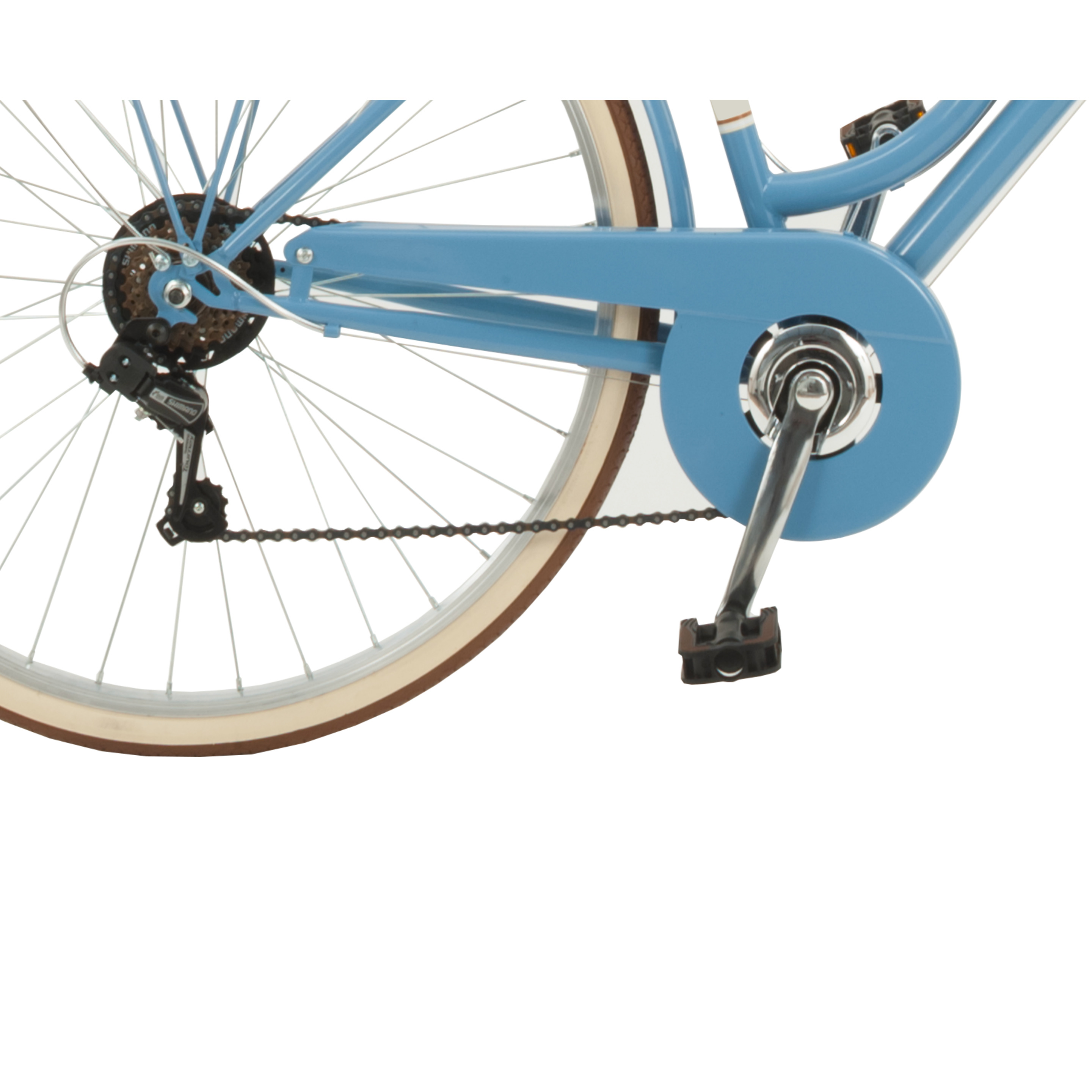 Bicicleta De Ciudad Airbici 619l Malagueta - Azul Cielo - Vintage, paseo, ciudad  MKP