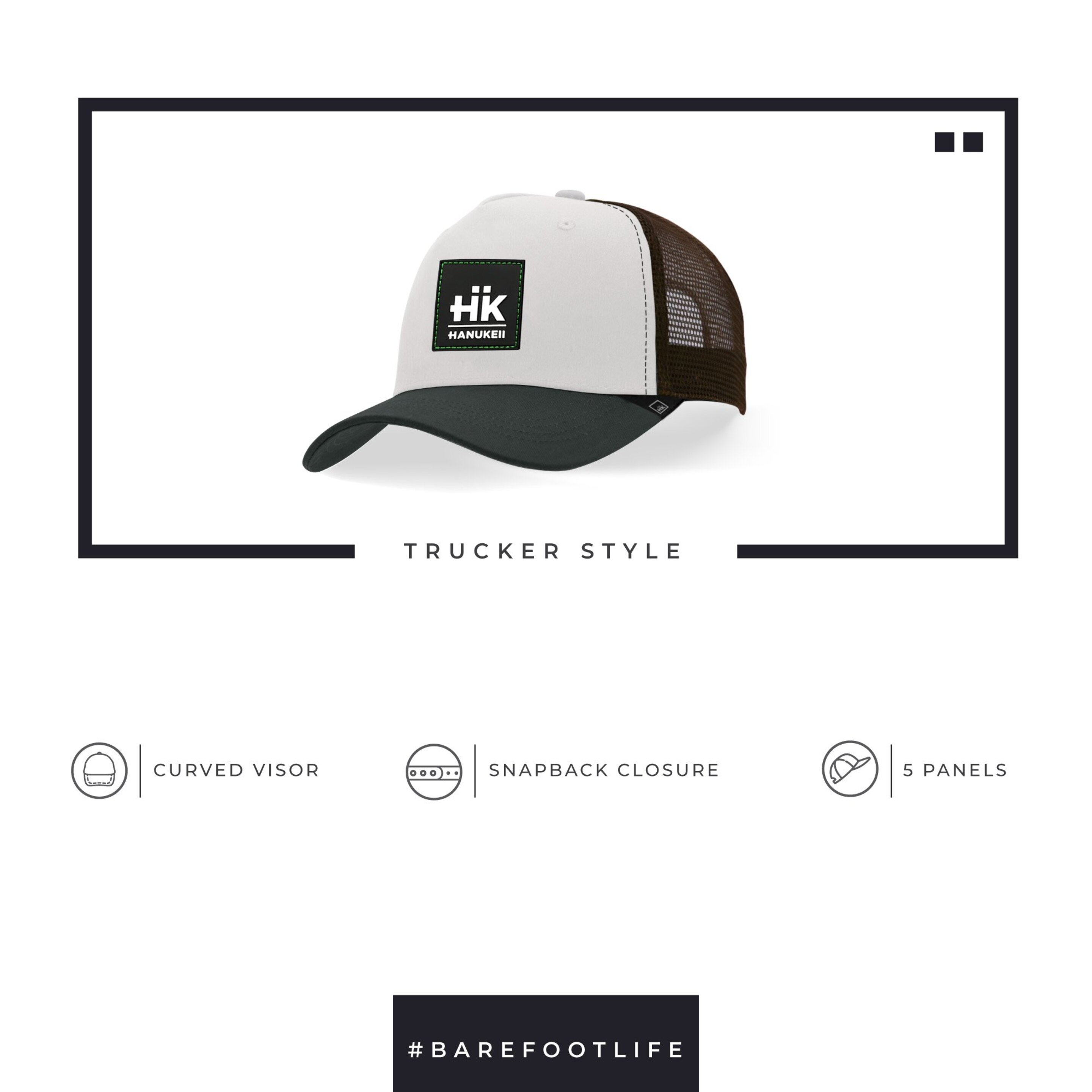 Gorra Trucker  Hanukeii Barefoot