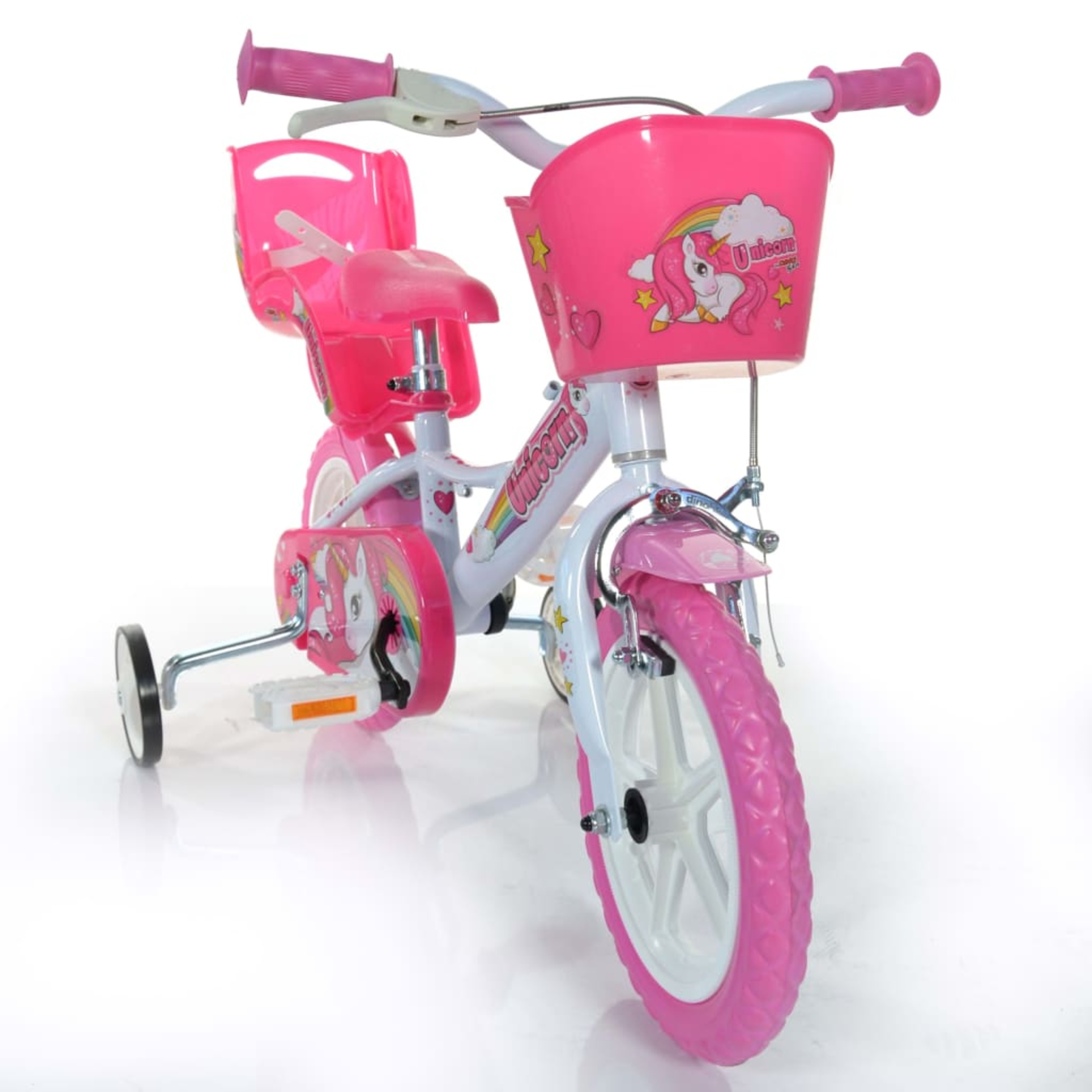 Dino Bikes Bicicleta De Niños Unicorn Rosa 12"