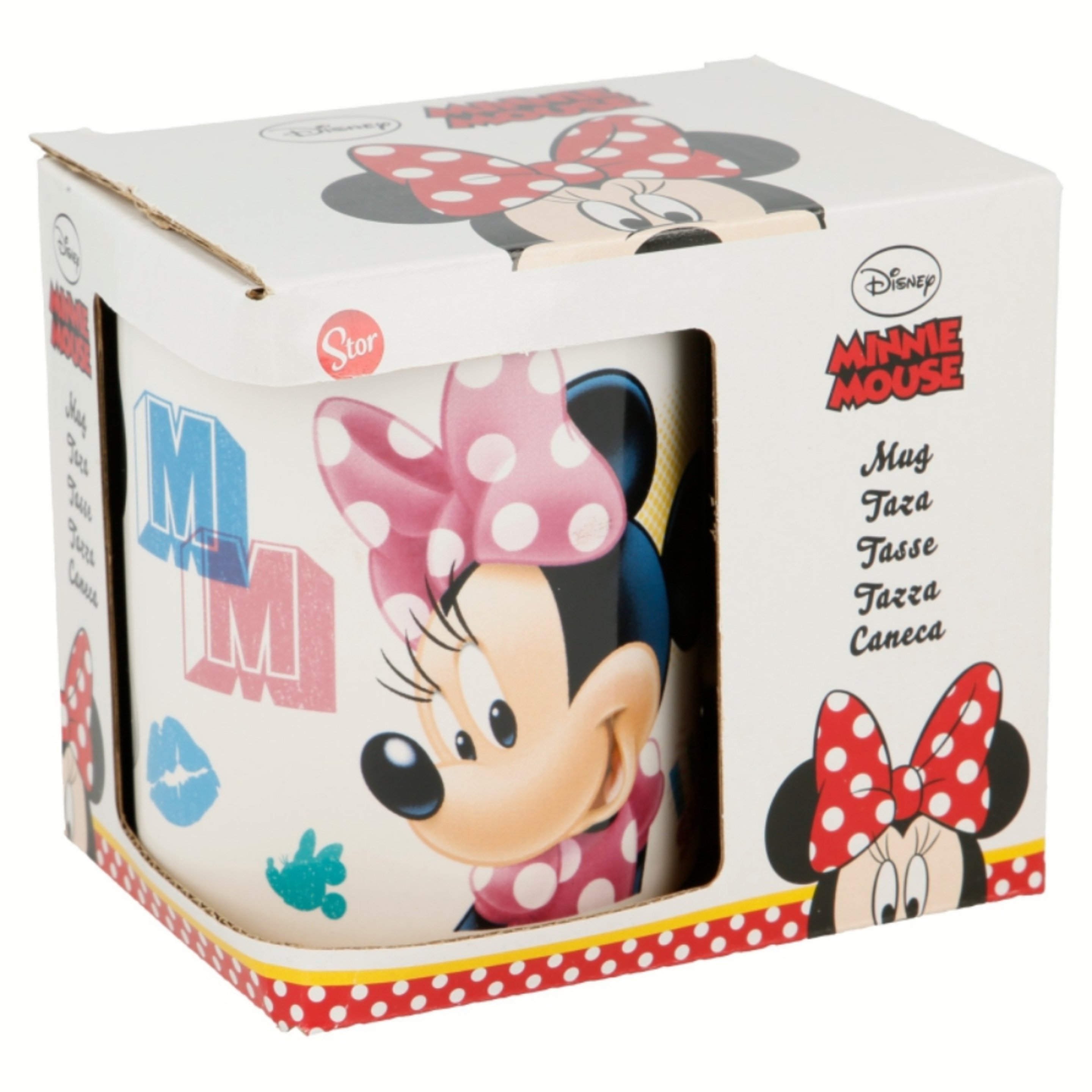 Caneca De Cerâmica Minnie Mouse 325 Ml
