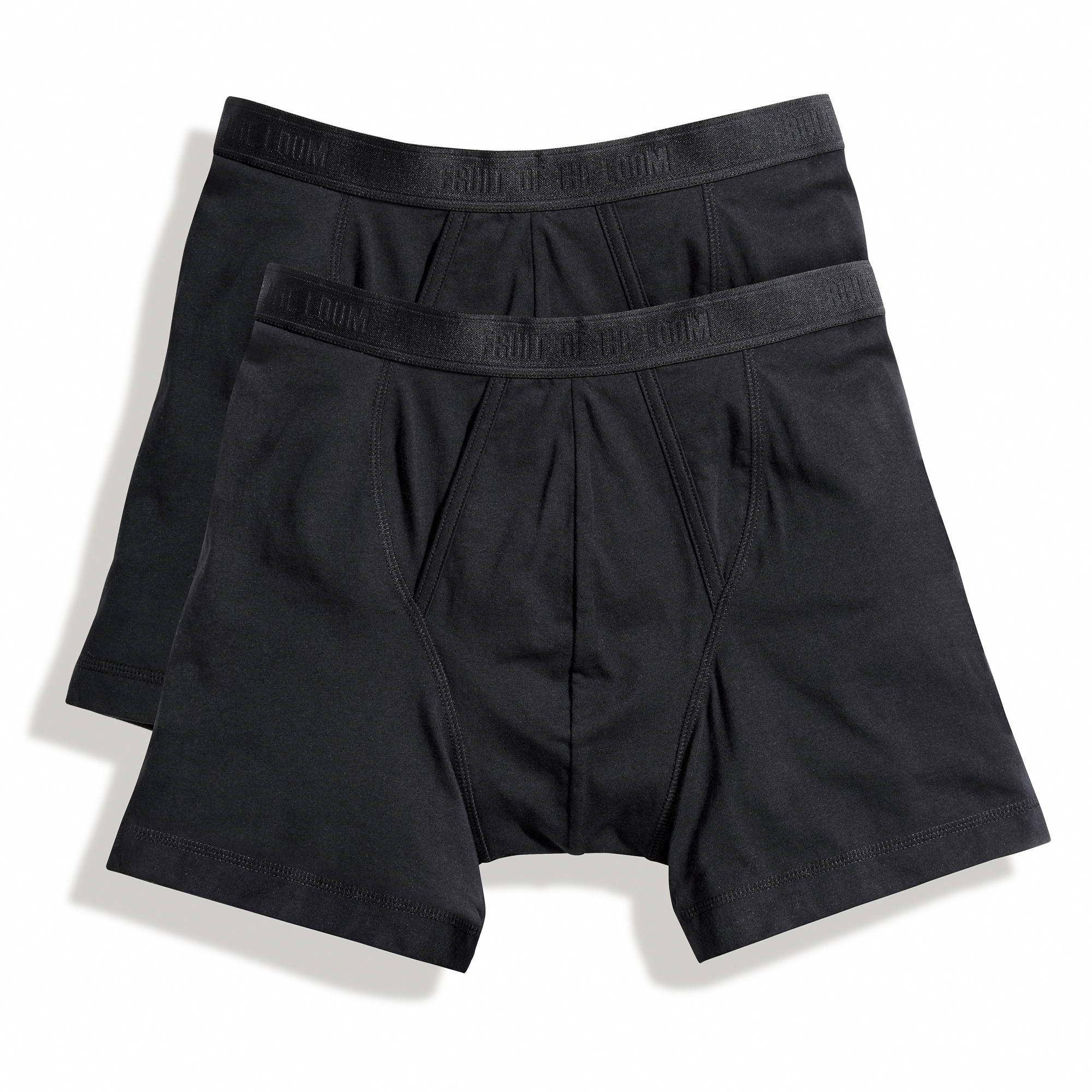 Calzoncillos Boxer Clásicos Pierna Larga Hombre / Caballero Alto Porcentaje De Algodón (pack De 2