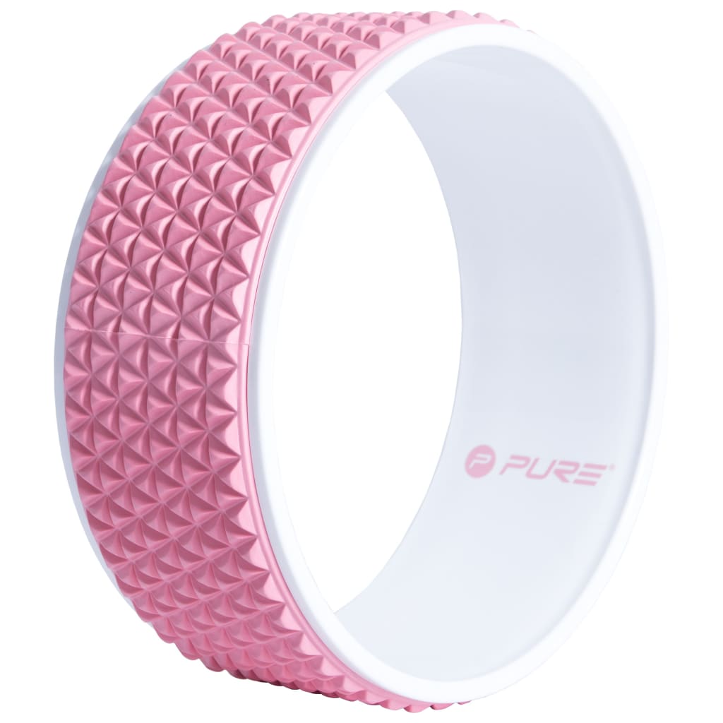 Rueda De Yoga Pure2improve 34 Cm - blanco-rosa - 