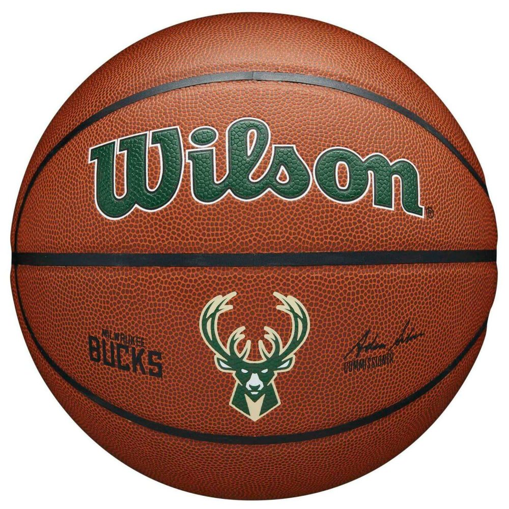 Balón De Baloncesto Wilson Nba Team Alliance - Milwaukee Bucks - marron - 