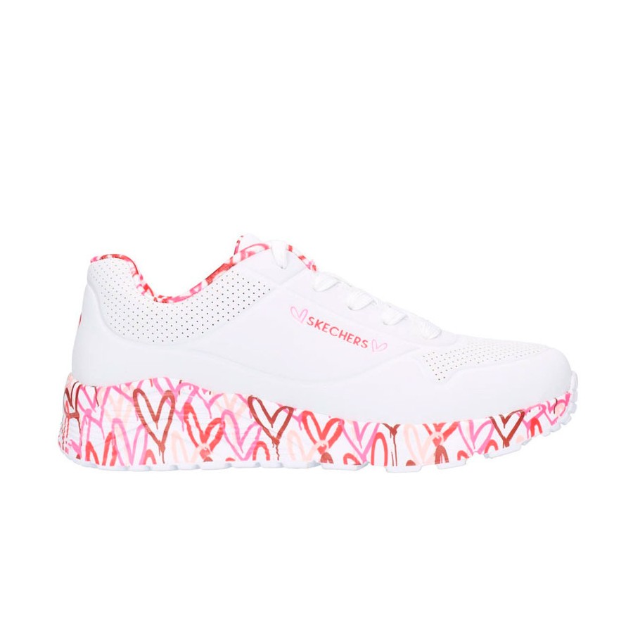 Zapatillas Skechers Kids Uno Lite-lovey - blanco - 