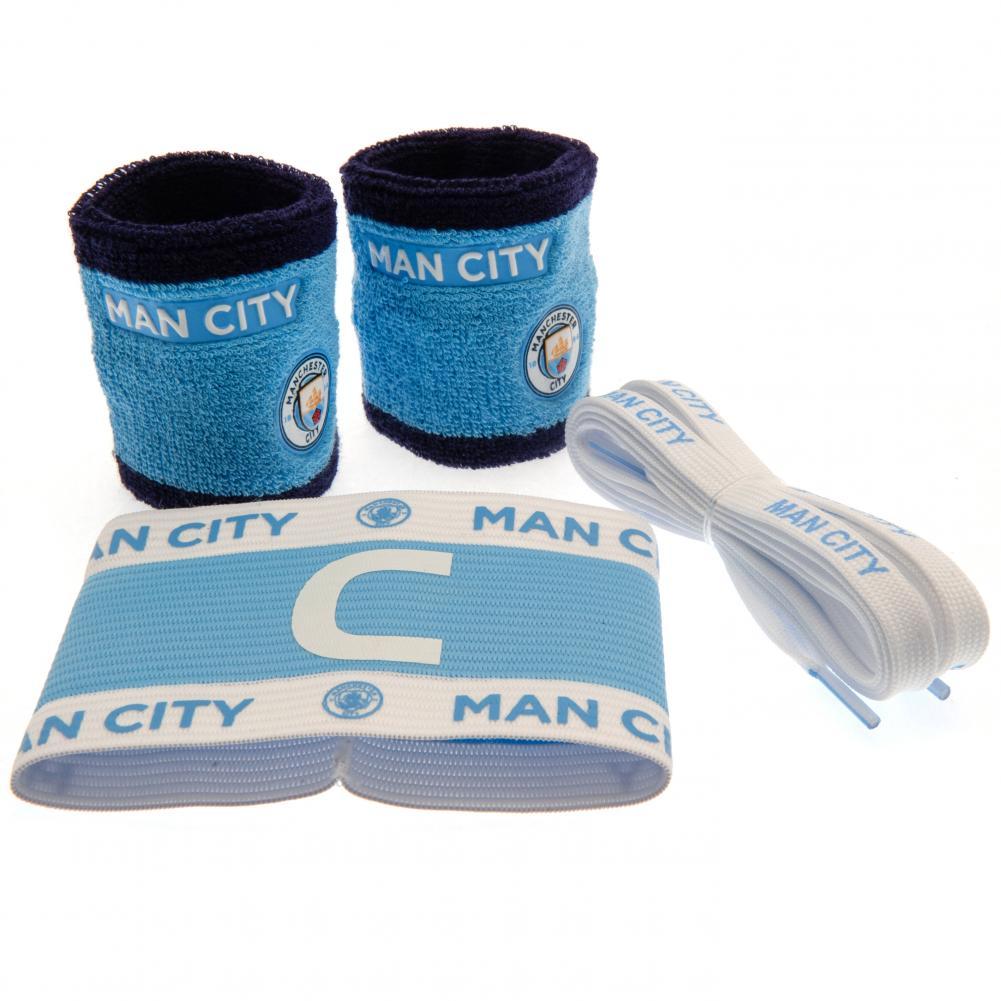 Set De Fútbol Manchester City Fc - azul-blanco - 