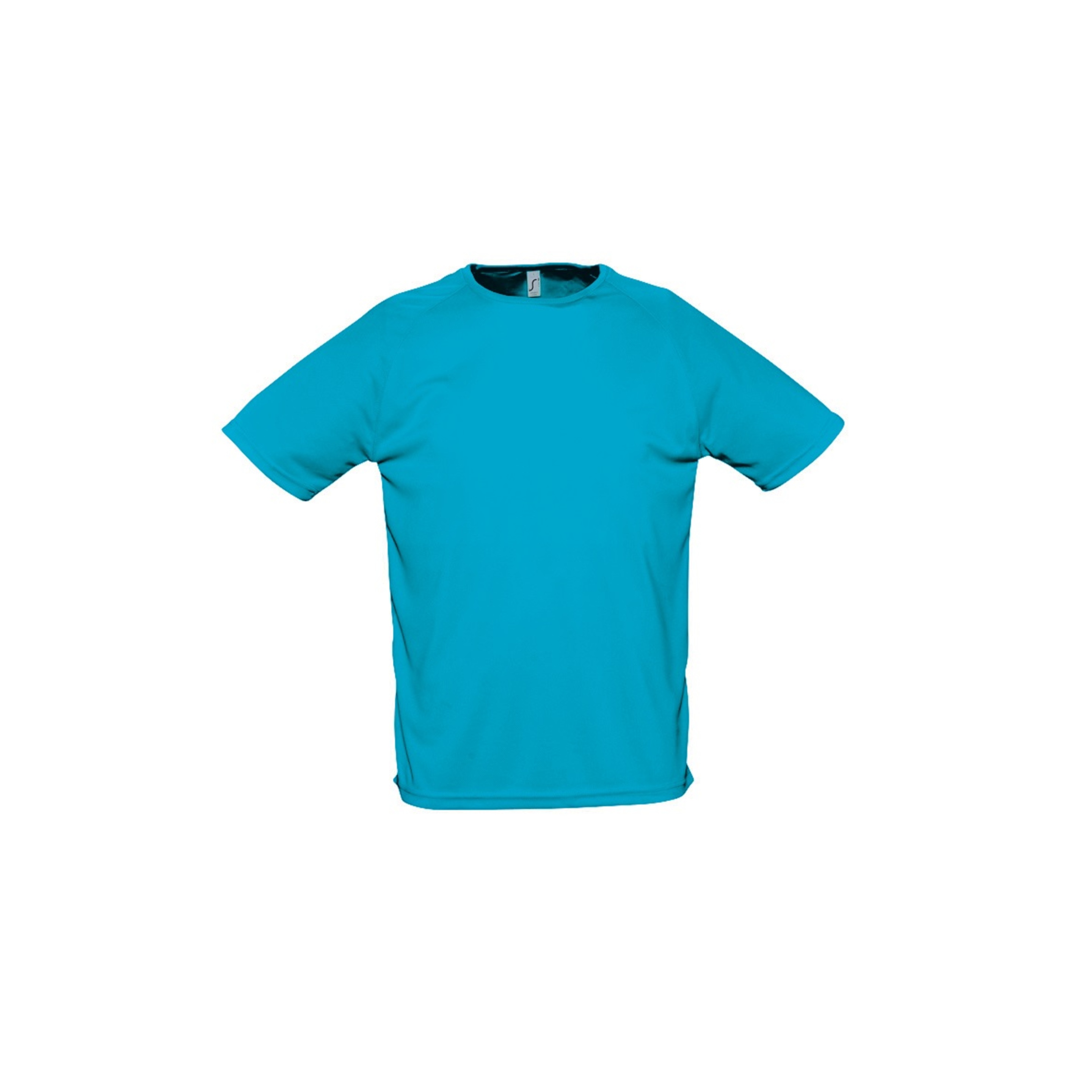 Camisola Sporty Unisex Men Raglan Sleeve - azul-aqua - 