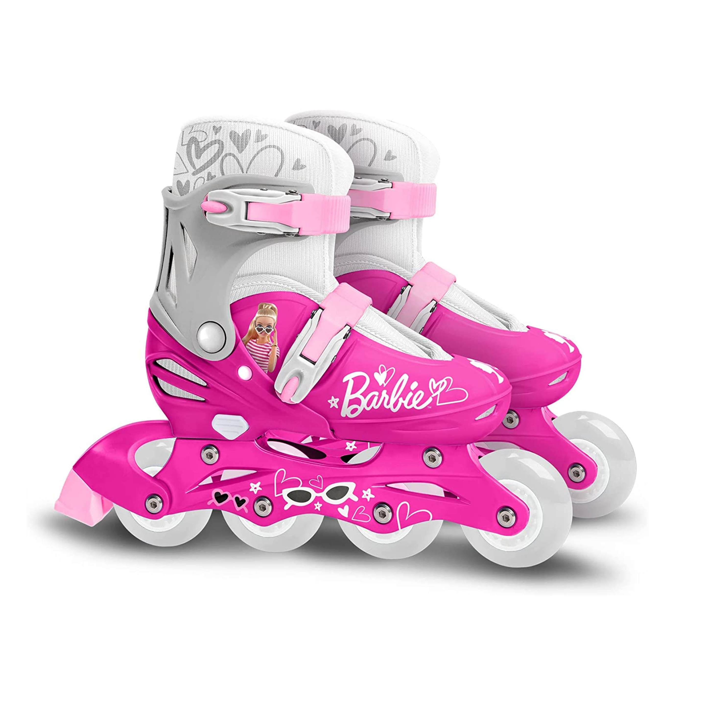 Patines En Linea 4 Ruedas Barbie Stamp