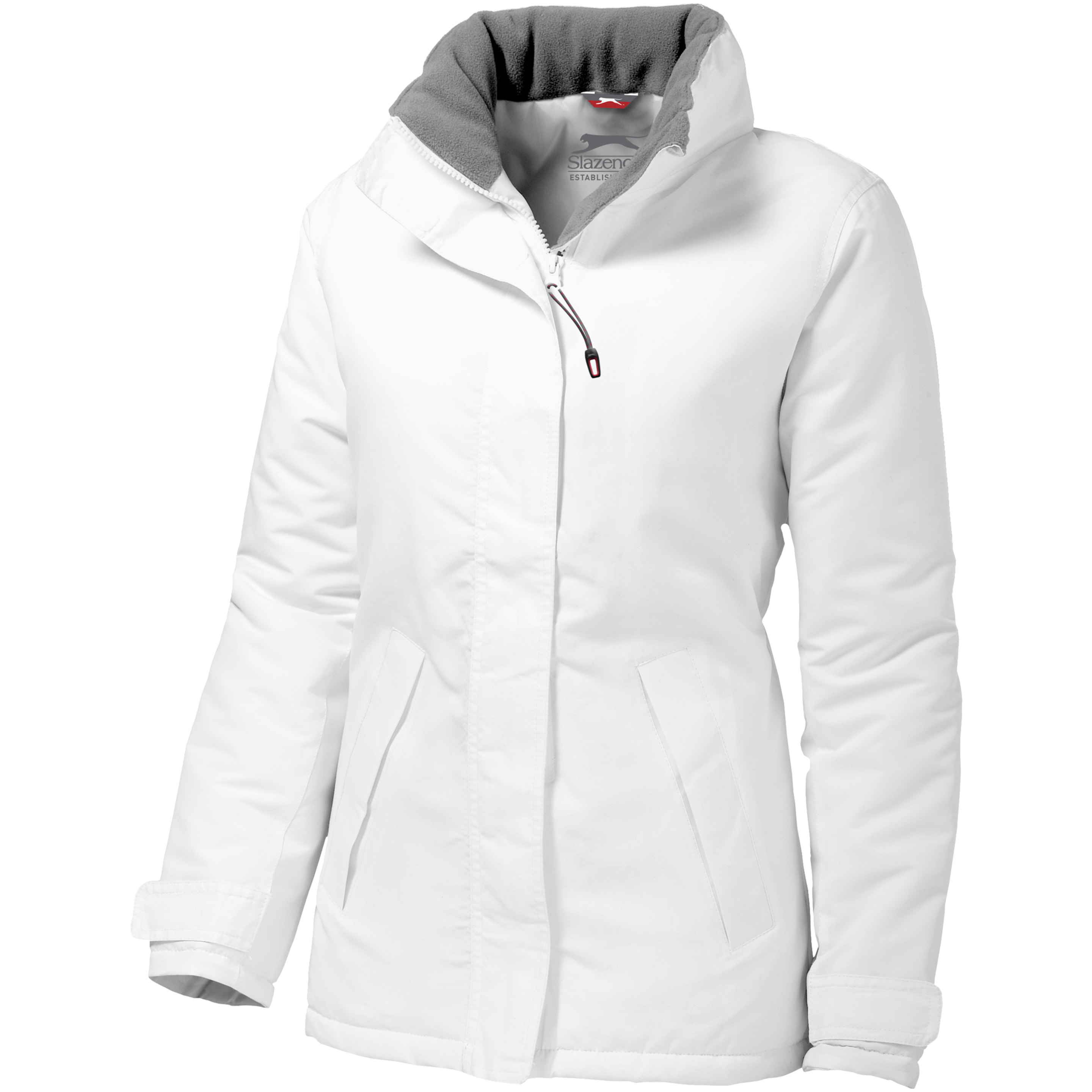 Slazenger - Chaqueta Under Spin Aislante Para Mujer (Blanco)