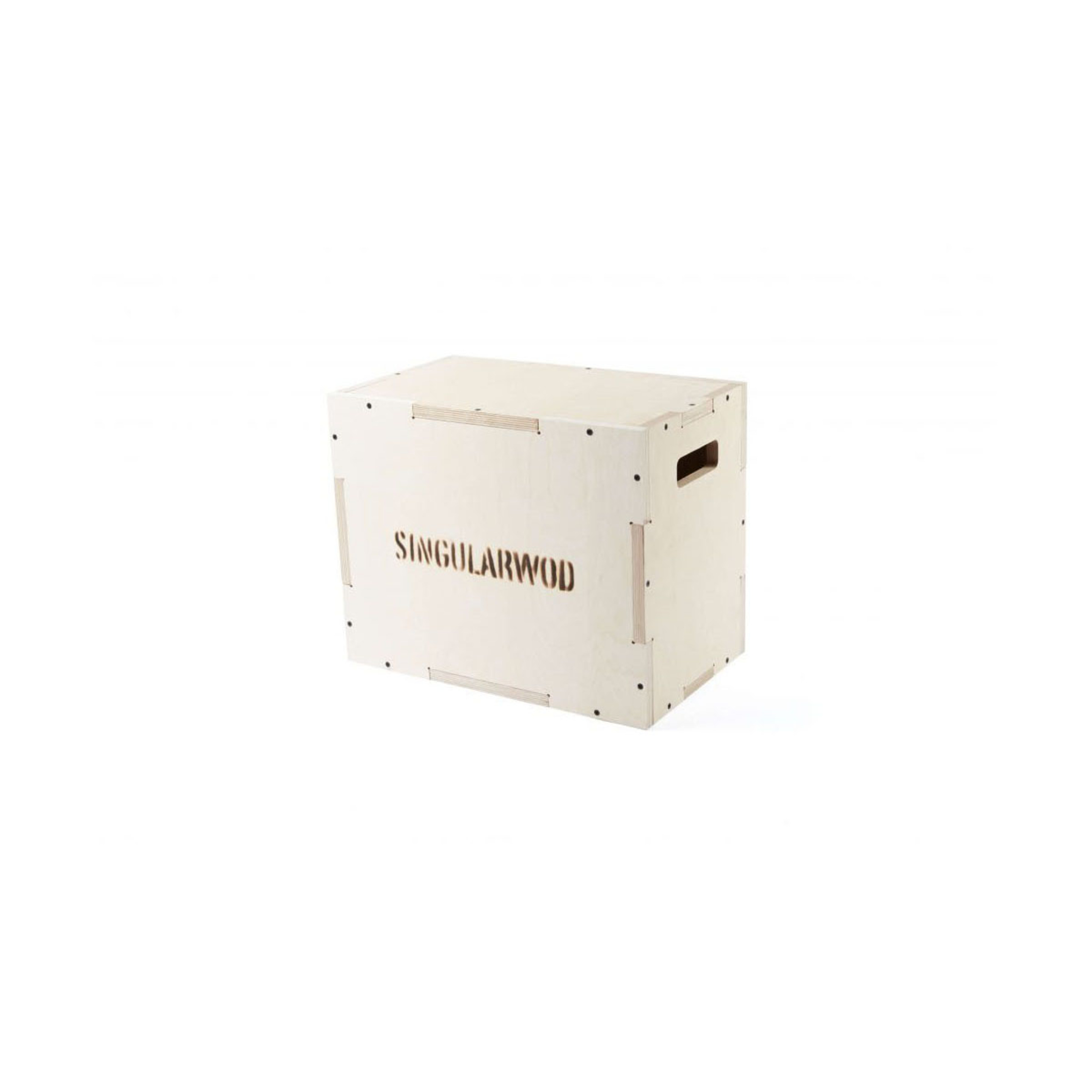 Cajón Pliométrico Jump Box Pequeño Eucalipto (40x30x50 Cm) Singular Wod - marron - 