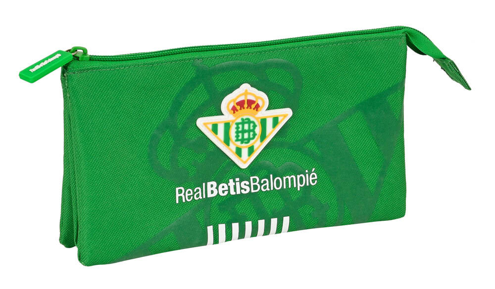 Safta Portatodo Triple De Real Betis Balompié, 220x30x120 Mm, Verde - multicolor - 