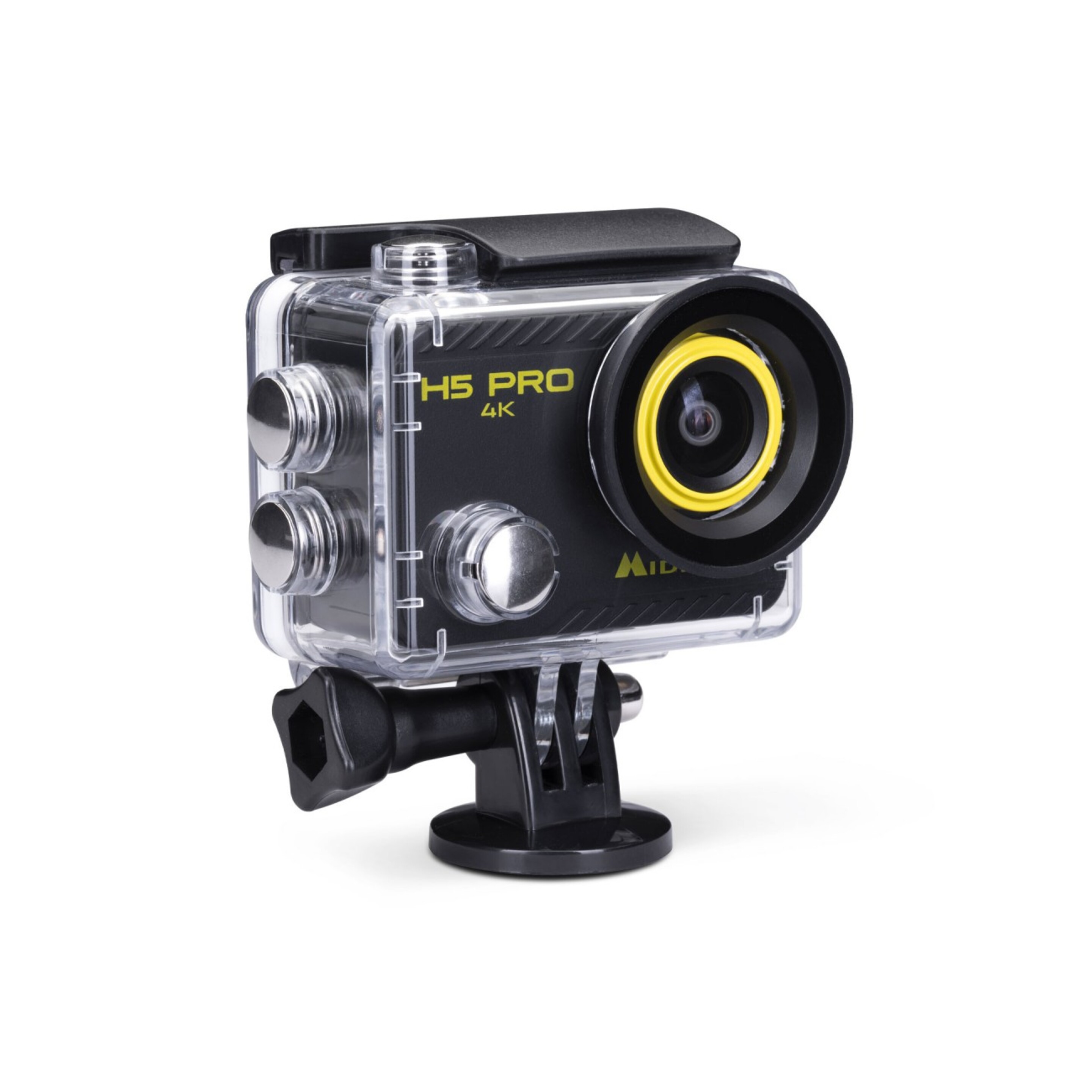 Câmera Esportiva Midland H5 Pro Wifi 4k @ 30fps à Prova D'água 30m - Preto - camara deportiva | Sport Zone MKP