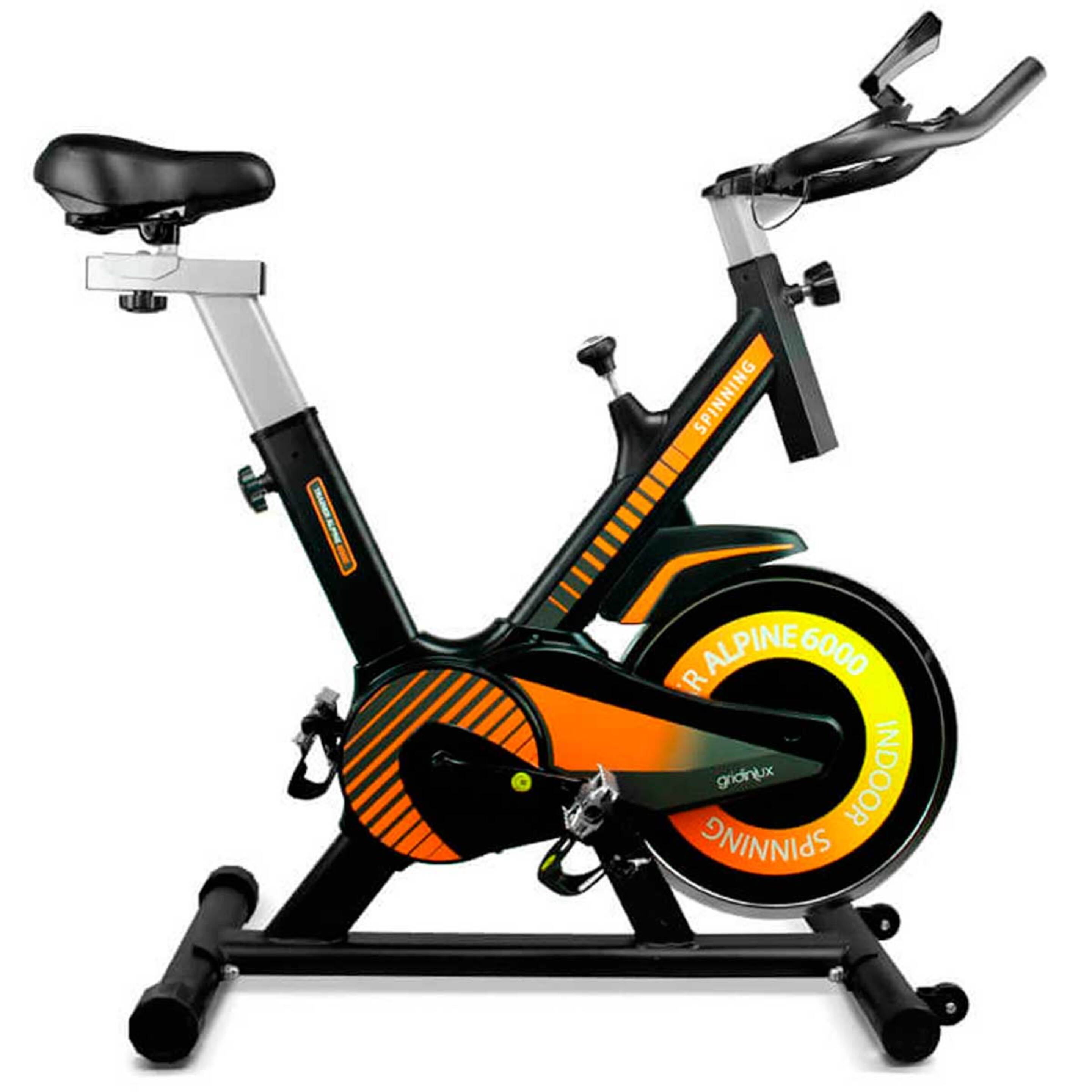 Bicicleta Spinning Grindilux Trainer Alpine 6000 - naranja-negro - 