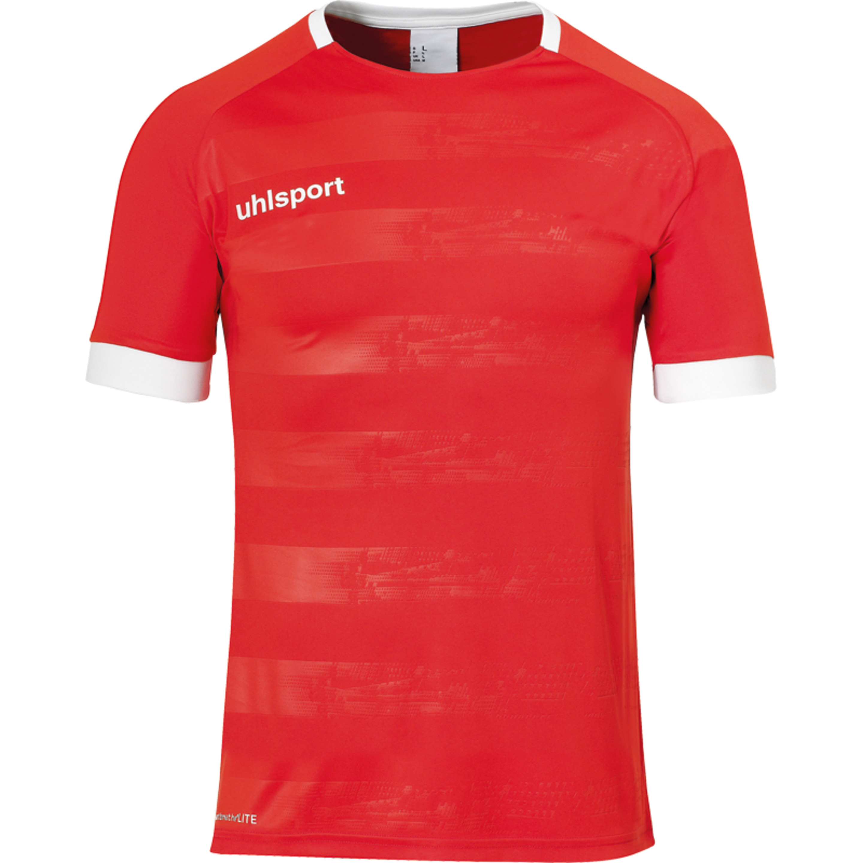 Division Ii Shirt Shortsleeved Rojo/blanco Uhlsport