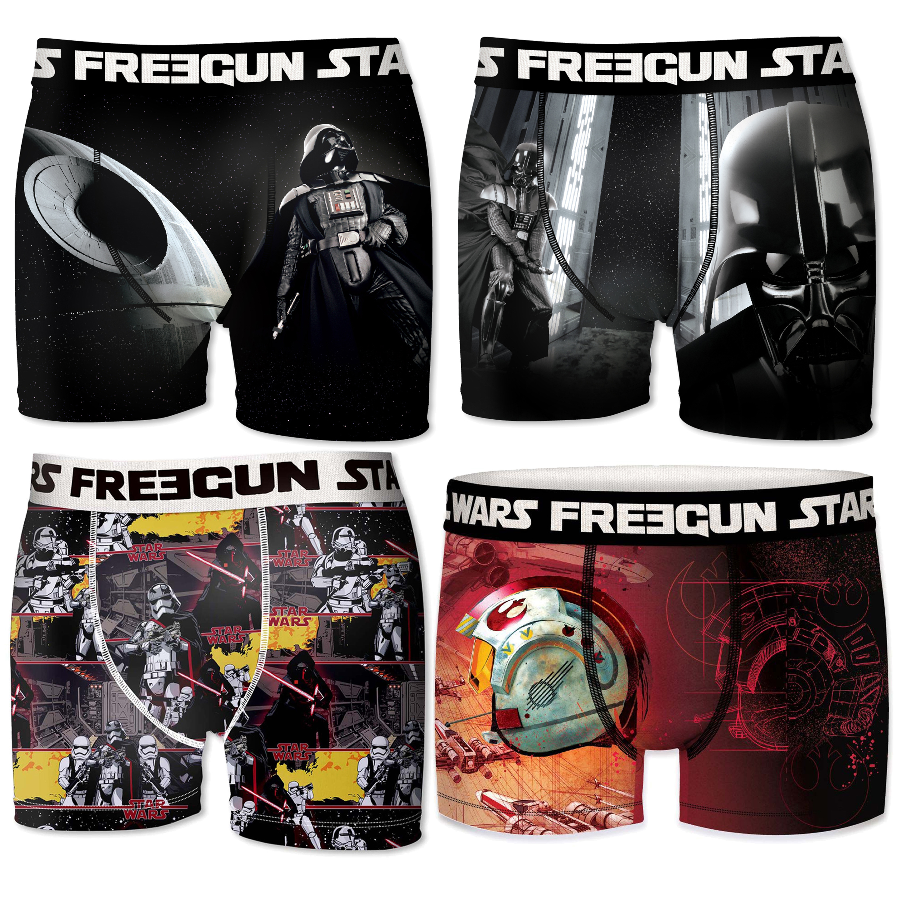 Calzoncillos Freegun Star Wars Pack 3