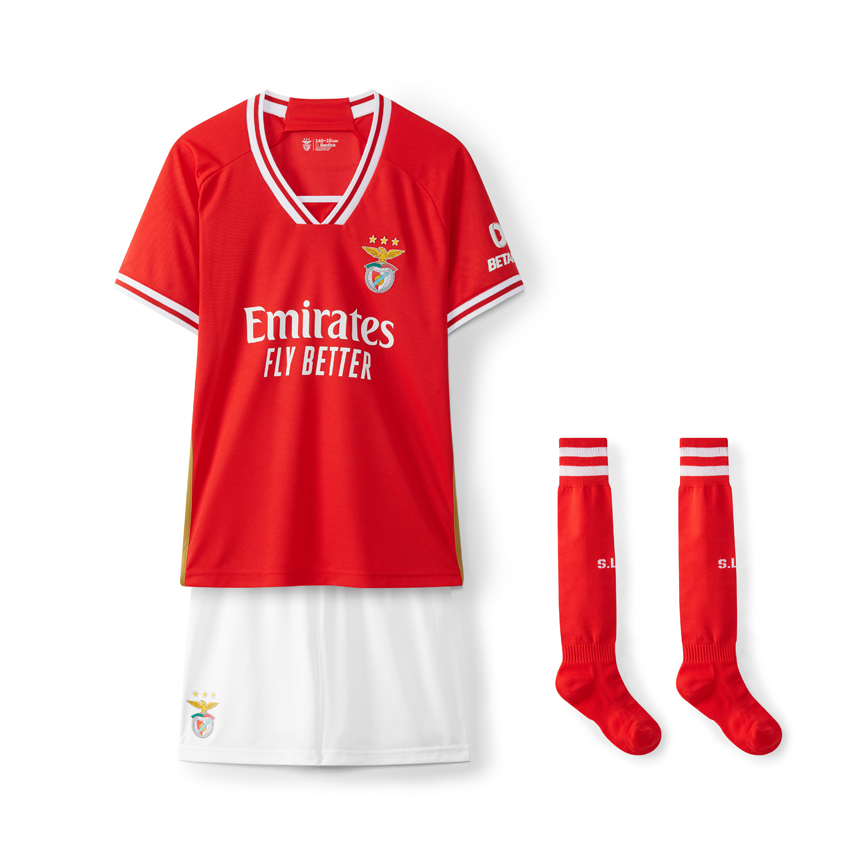 Réplica Del Kit Juvenil Del Benfica 2023 2024 - rojo - 