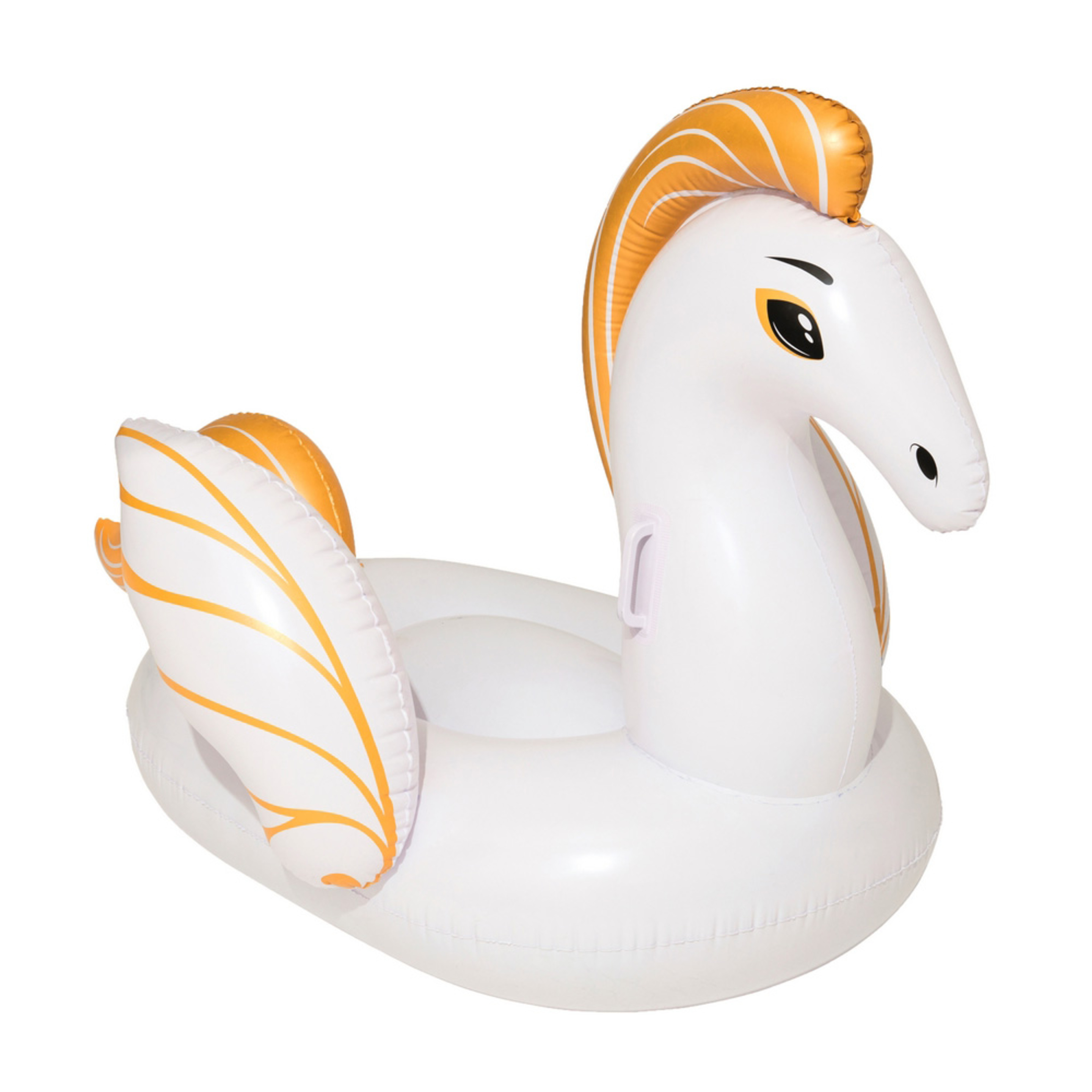 Flotador Gigante De Caballo Blanco Infantil De Pvc De 159x109 Cm