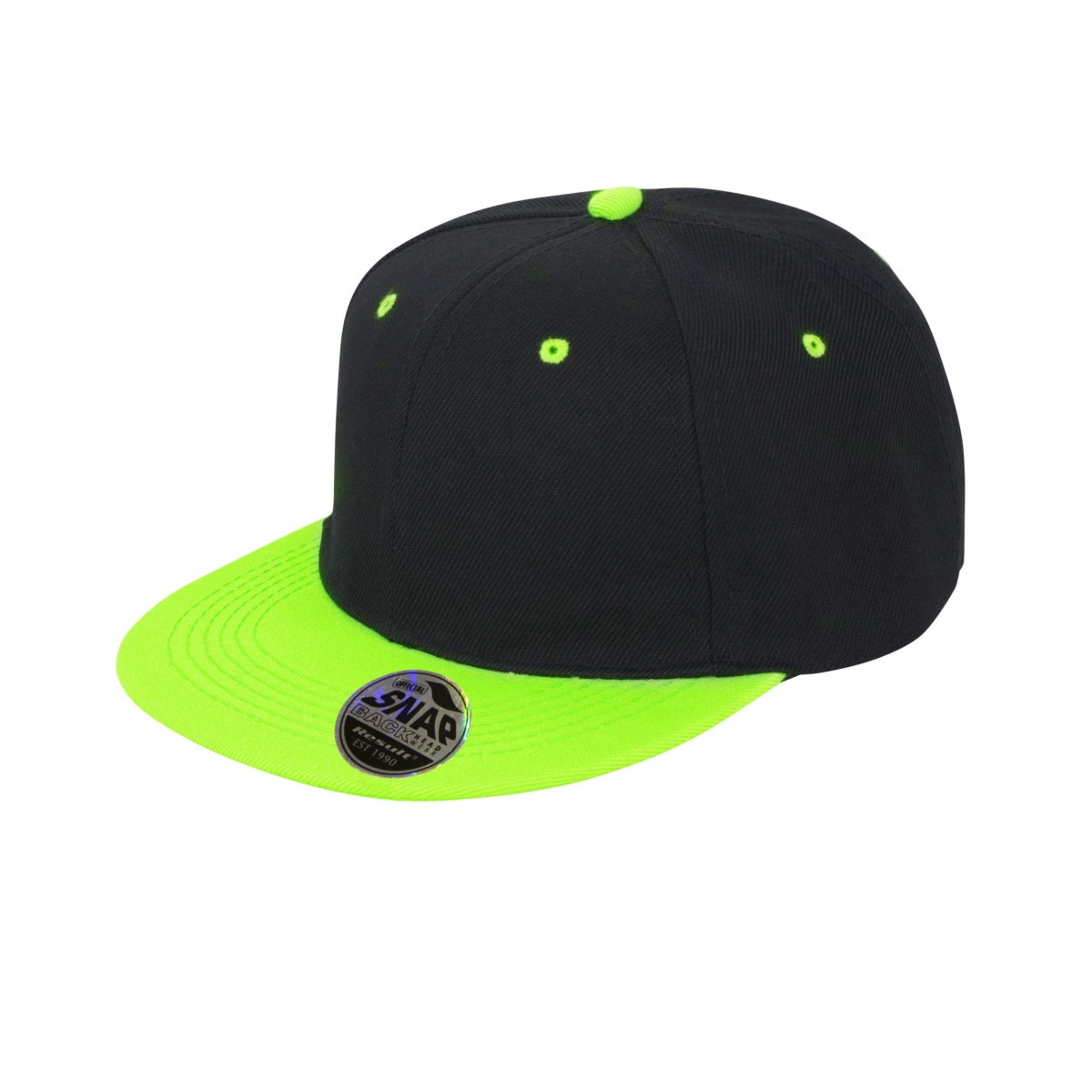 Gorra Visera Plana Original 2 Colores Con Cierre Snapback Result Bronx Core (Paquete De 2)