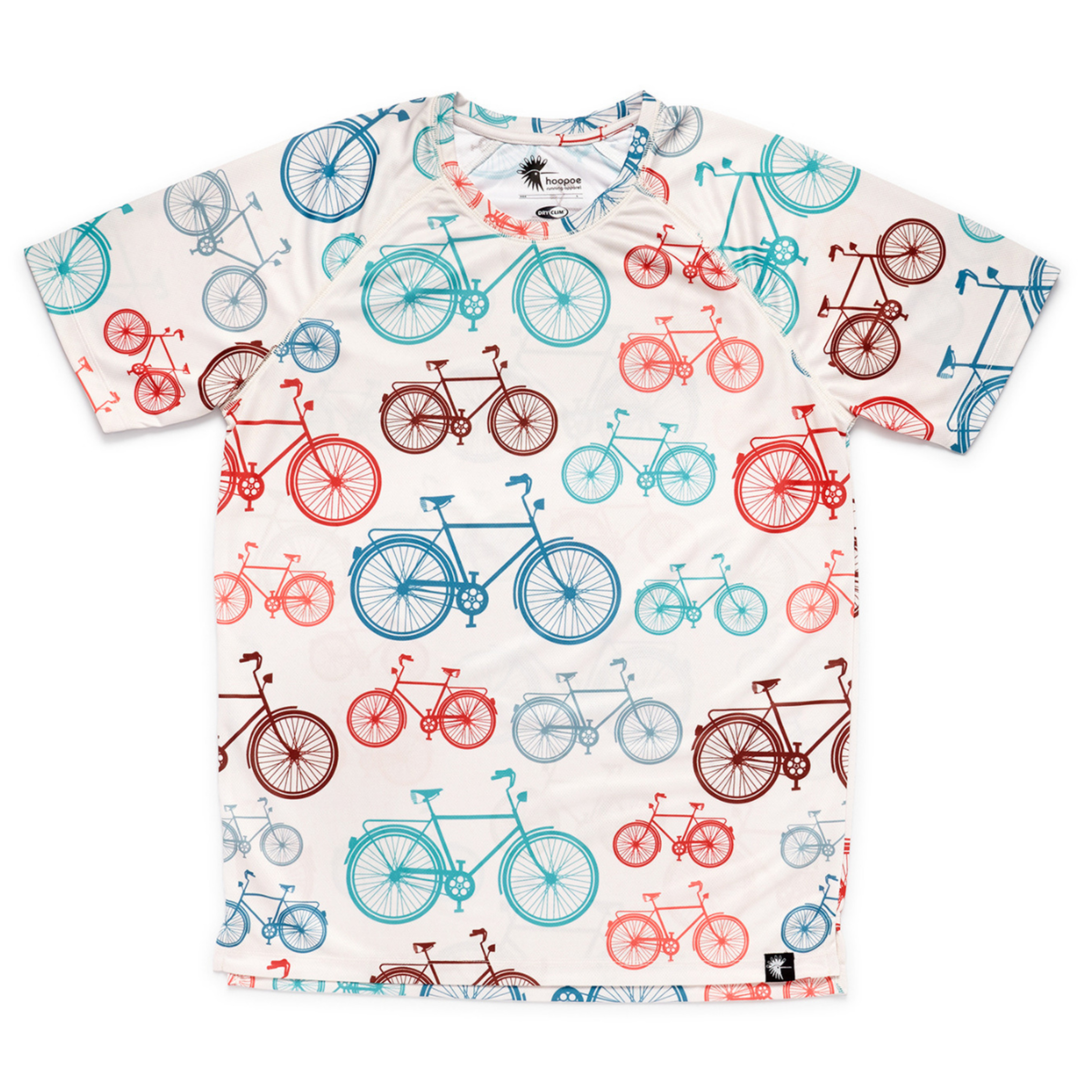 Camiseta De Running Bike Hoopoe Apparel - blanco - Divertida, Original Y Molona.  MKP