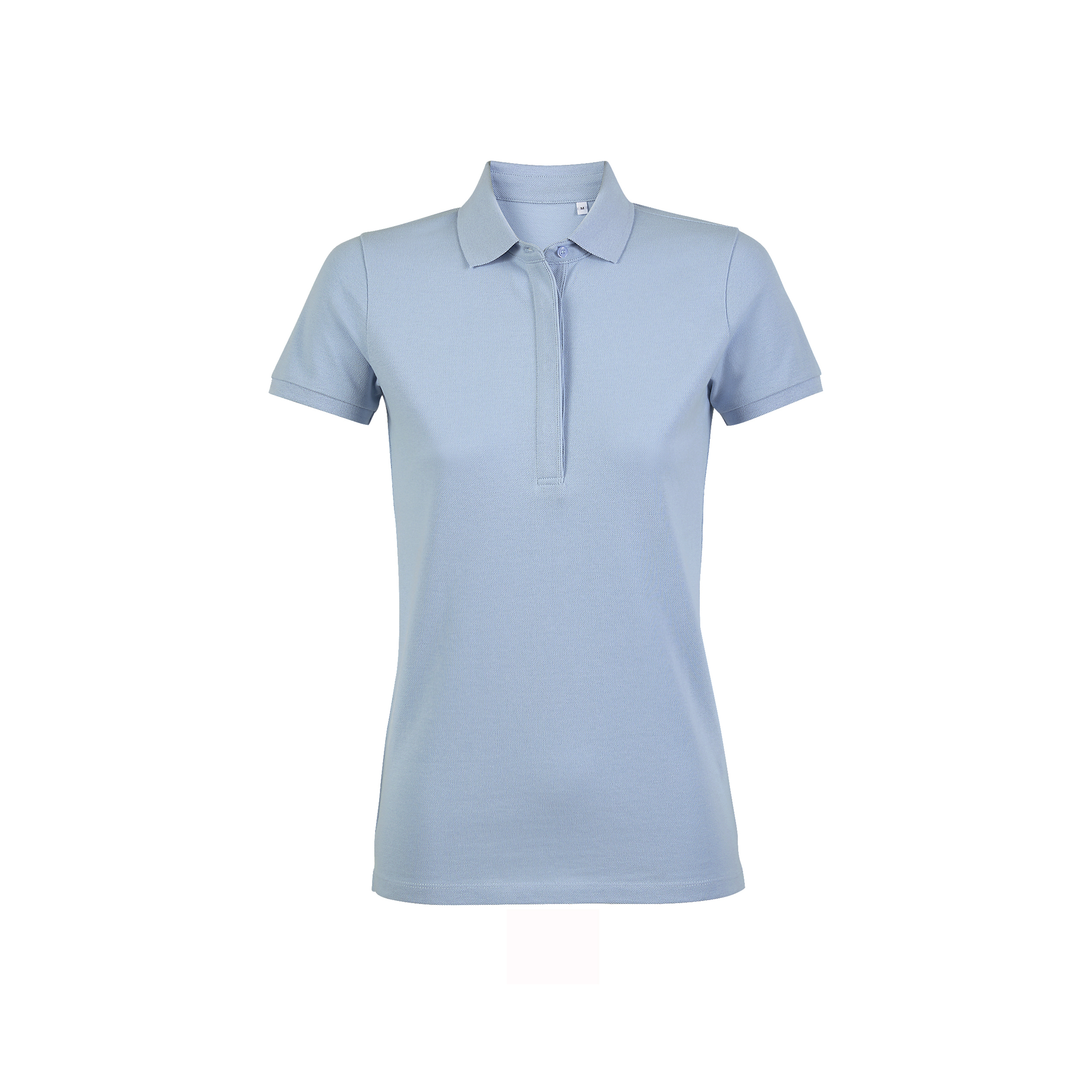 Camisa Pólo Feminino Com Pólo Escondido Neoblu Owen Mulher Azul Claro Xl