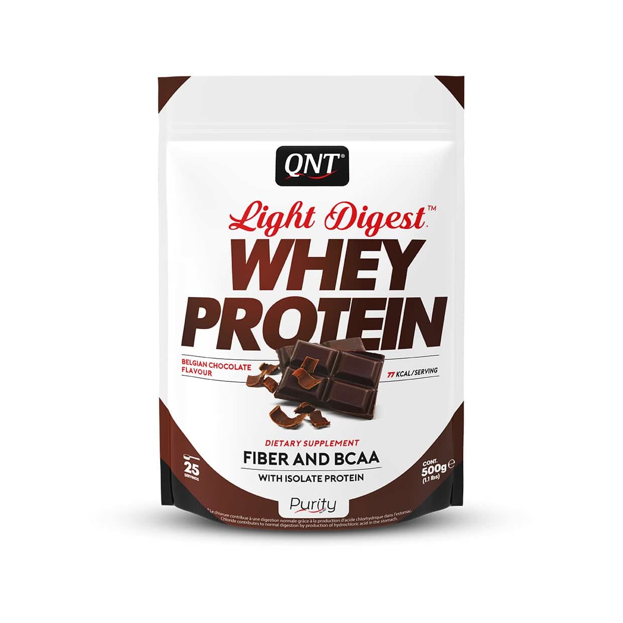 Proteína Whey Light Digest 500g Qnt | Crème Brûlée  MKP