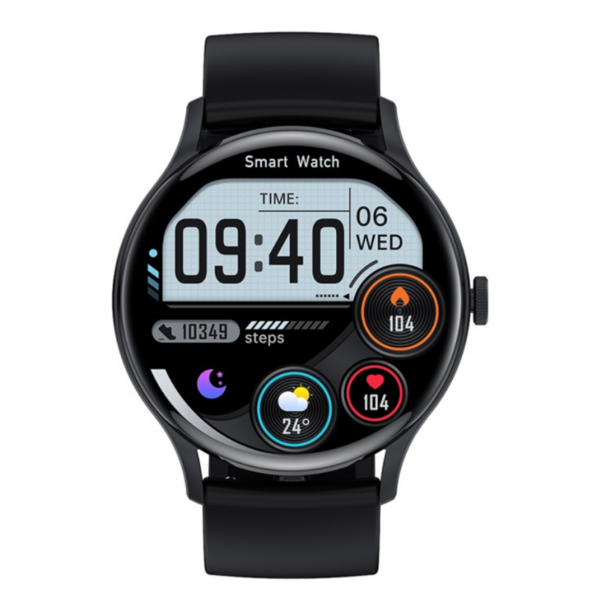 Relógio Inteligente De Relógio Inteligente Sw-hk33 Para Homens E Mulheres, Com Chamadas E Notificações De Smartek Cinza