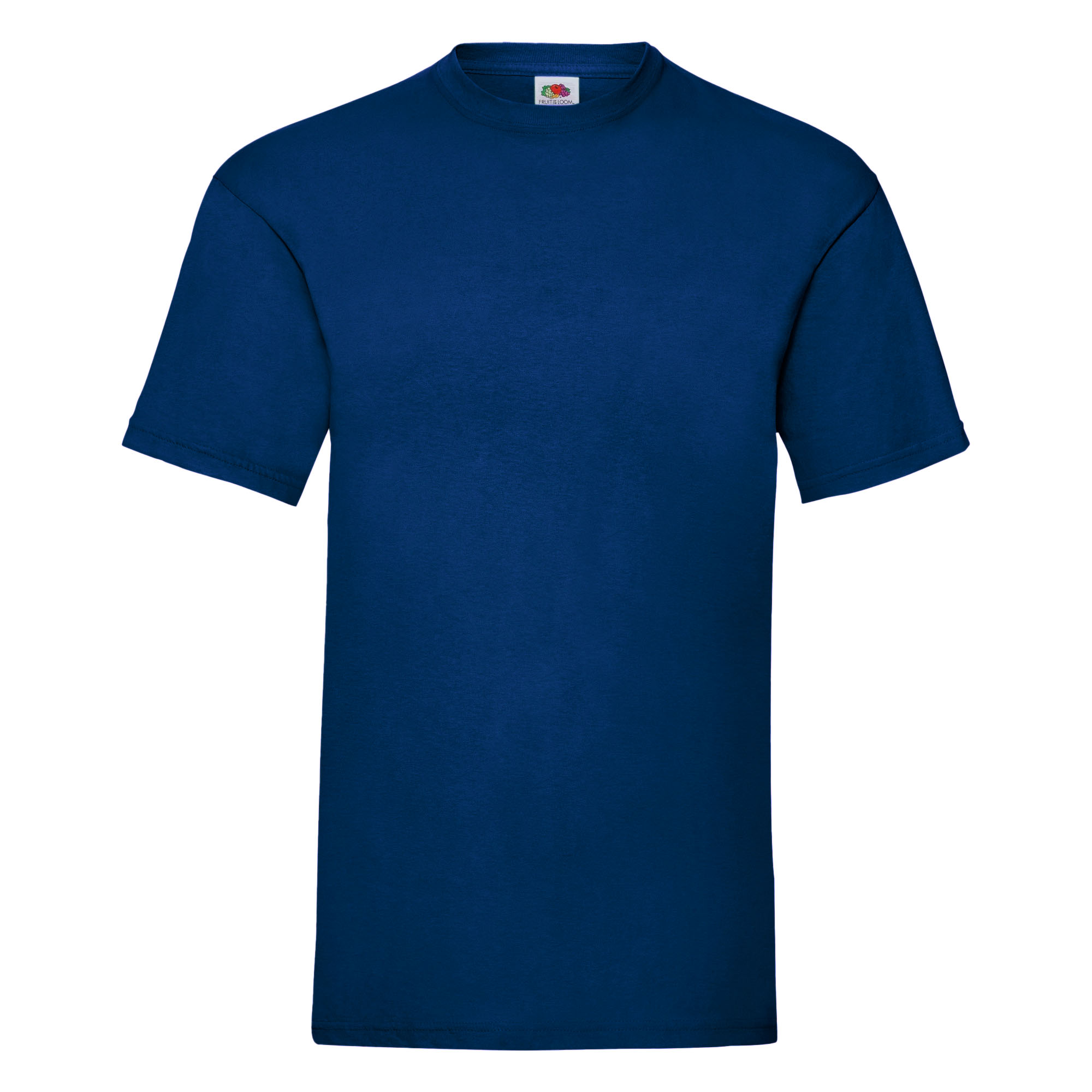 Camiseta Básica De Manga Corta Fruit Of The Loom Valueweight - azul - 