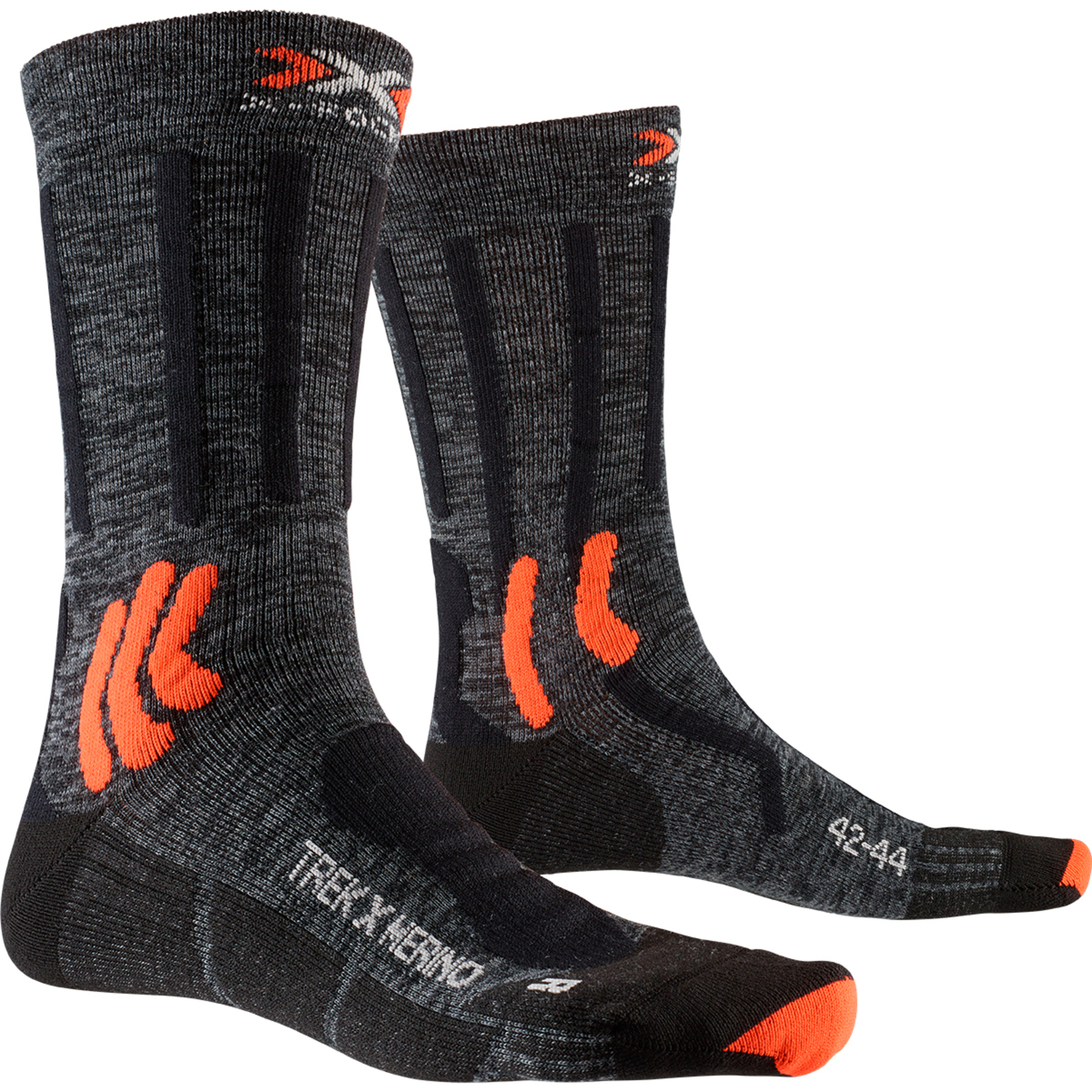 Calcetin Trek X Merino  X-socks - gris - 