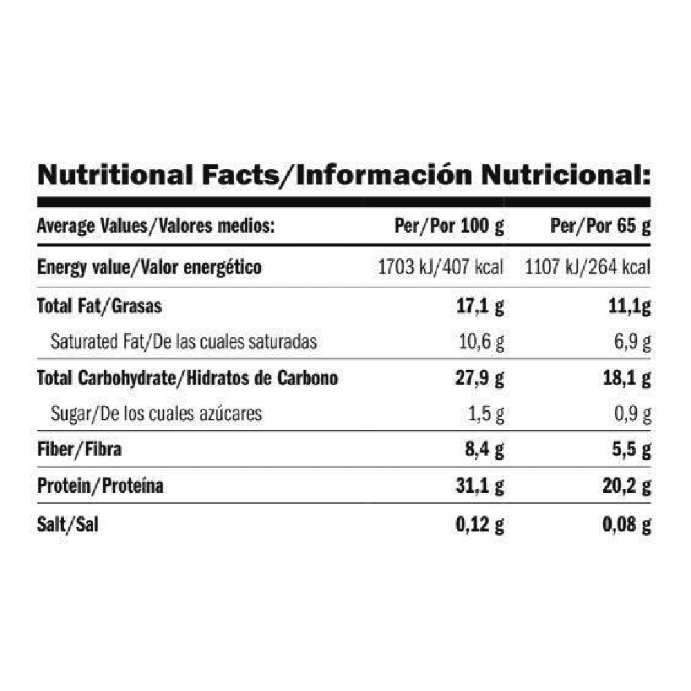 Zero Hero 31% Protein Bar 65 Gr 1 Ud Naranja