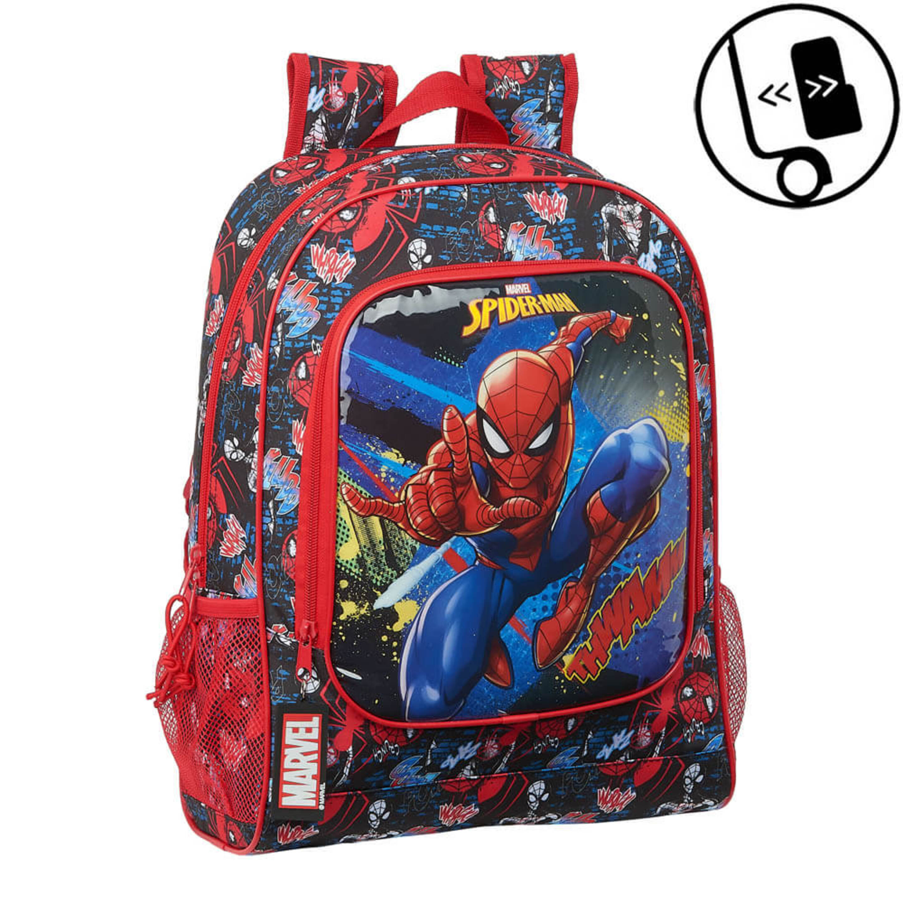 Mochila Adaptable Spiderman Go Hero