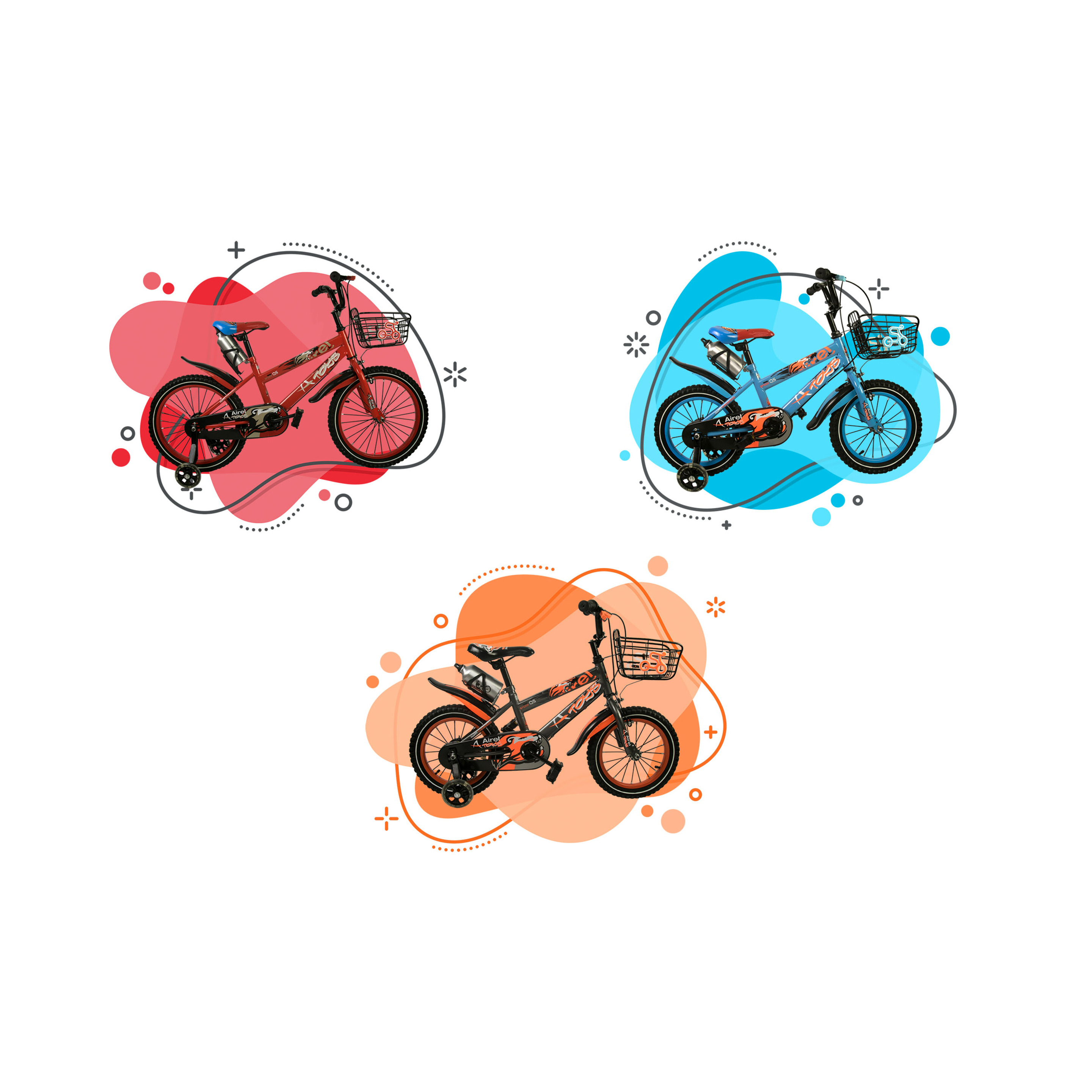 Bicicleta Infantil Para Niñas-niños 7 A 9 Años 18 Pulgadas Color Gris