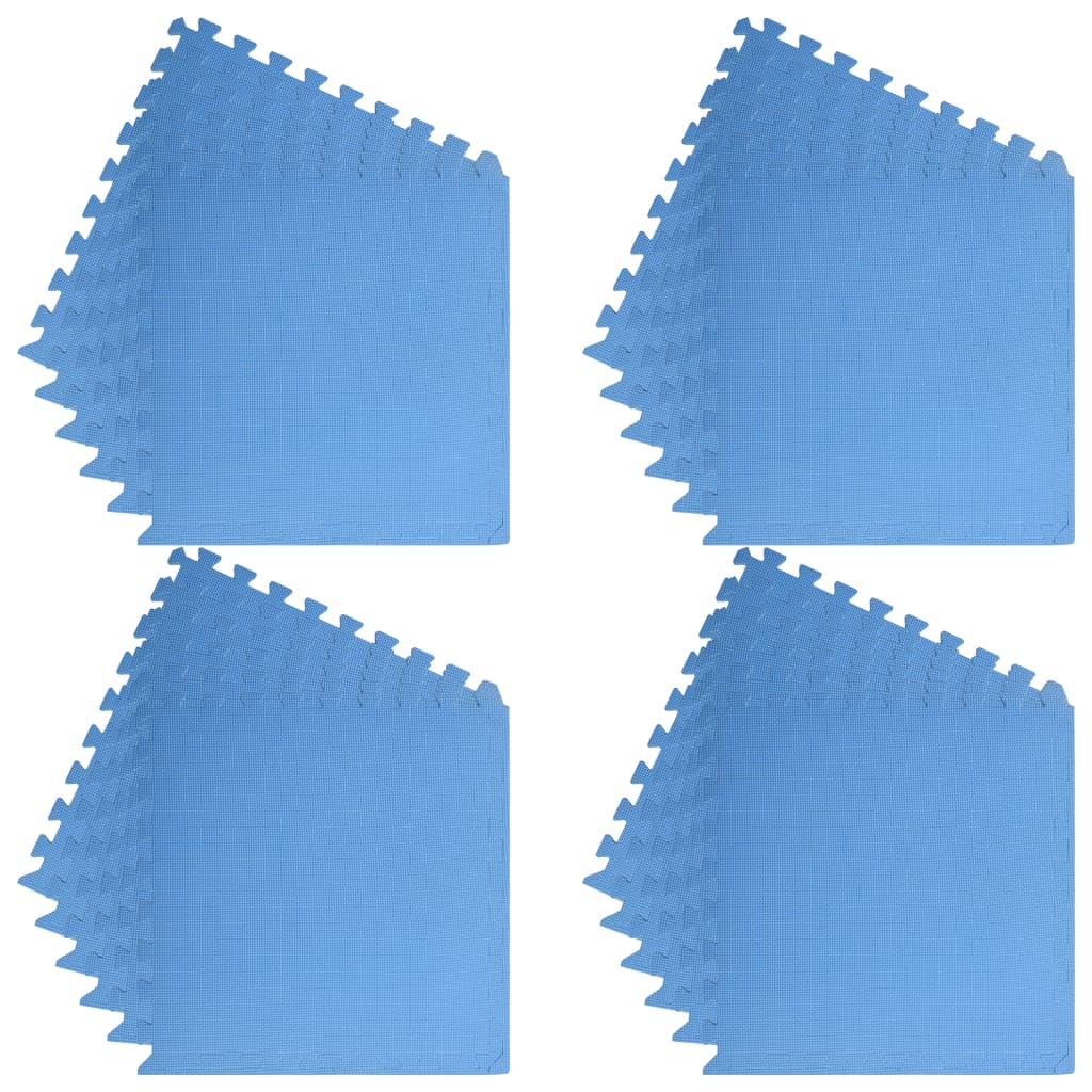 Esterilla Puzzle Vidaxl Azul 8.64 M²