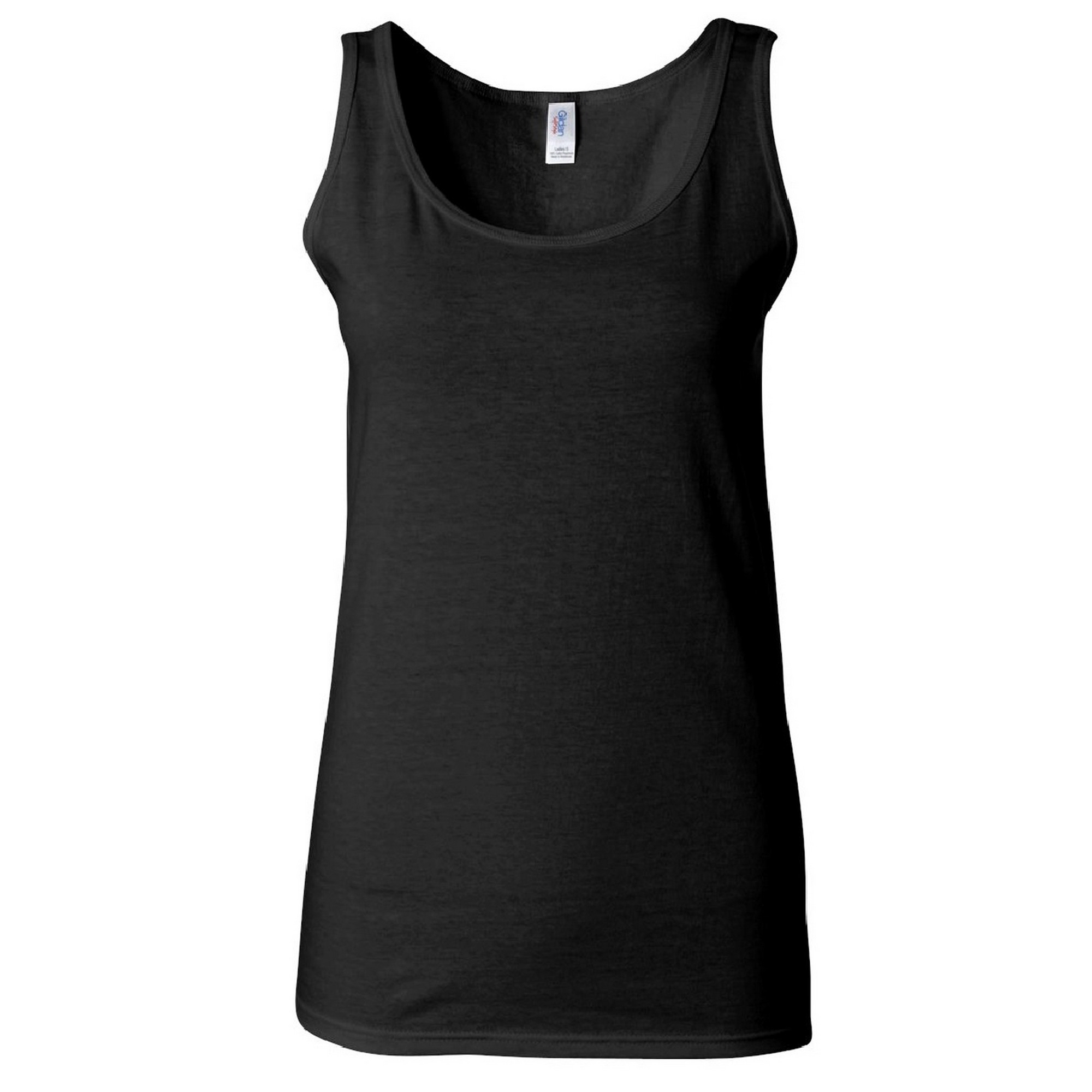 Camiseta De Tirantes Larga Gildan - negro - 