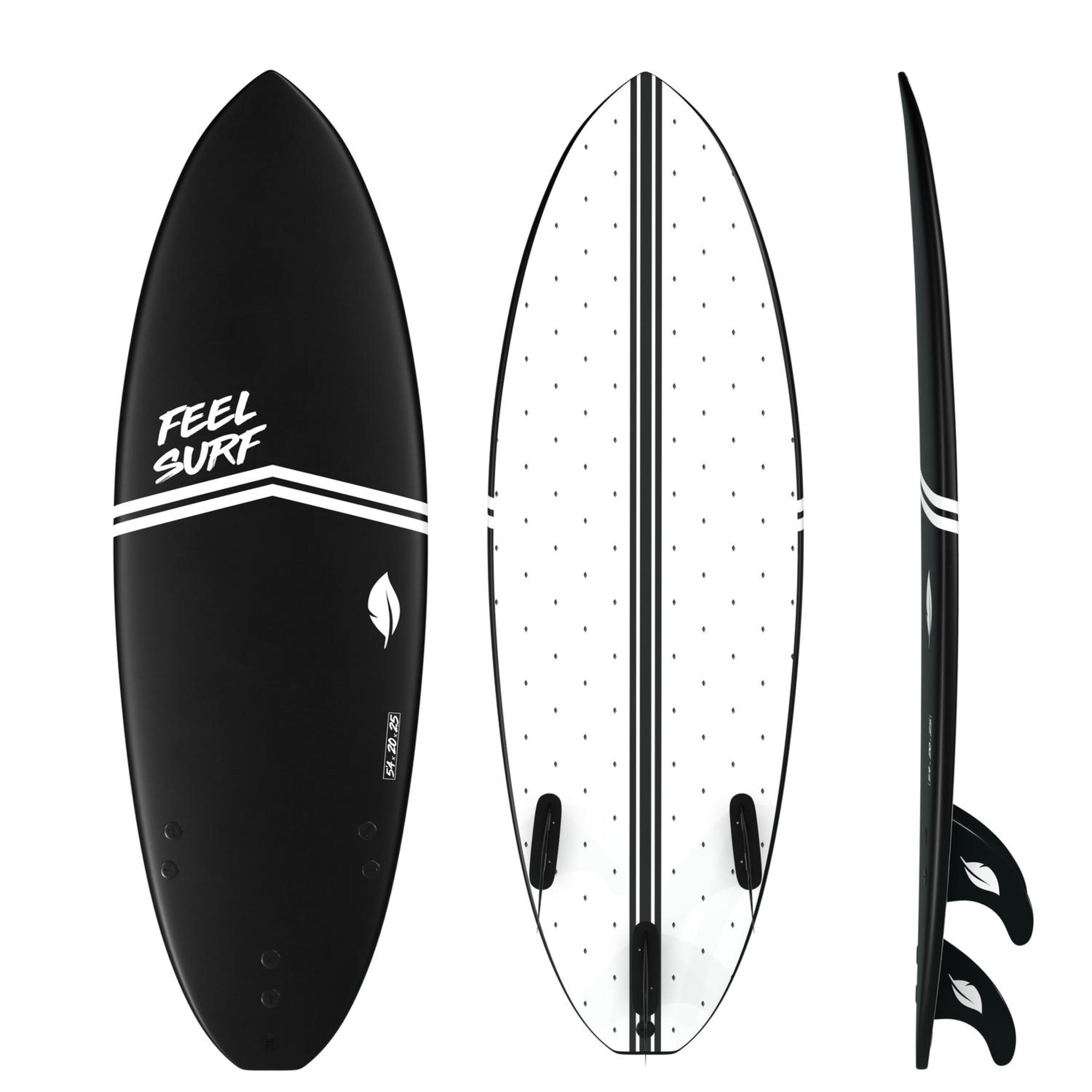 Tabla De Surf De Espuma 5'4 Feel Surf - 5'4 X 20" X 2" 1/2 - 31,5l