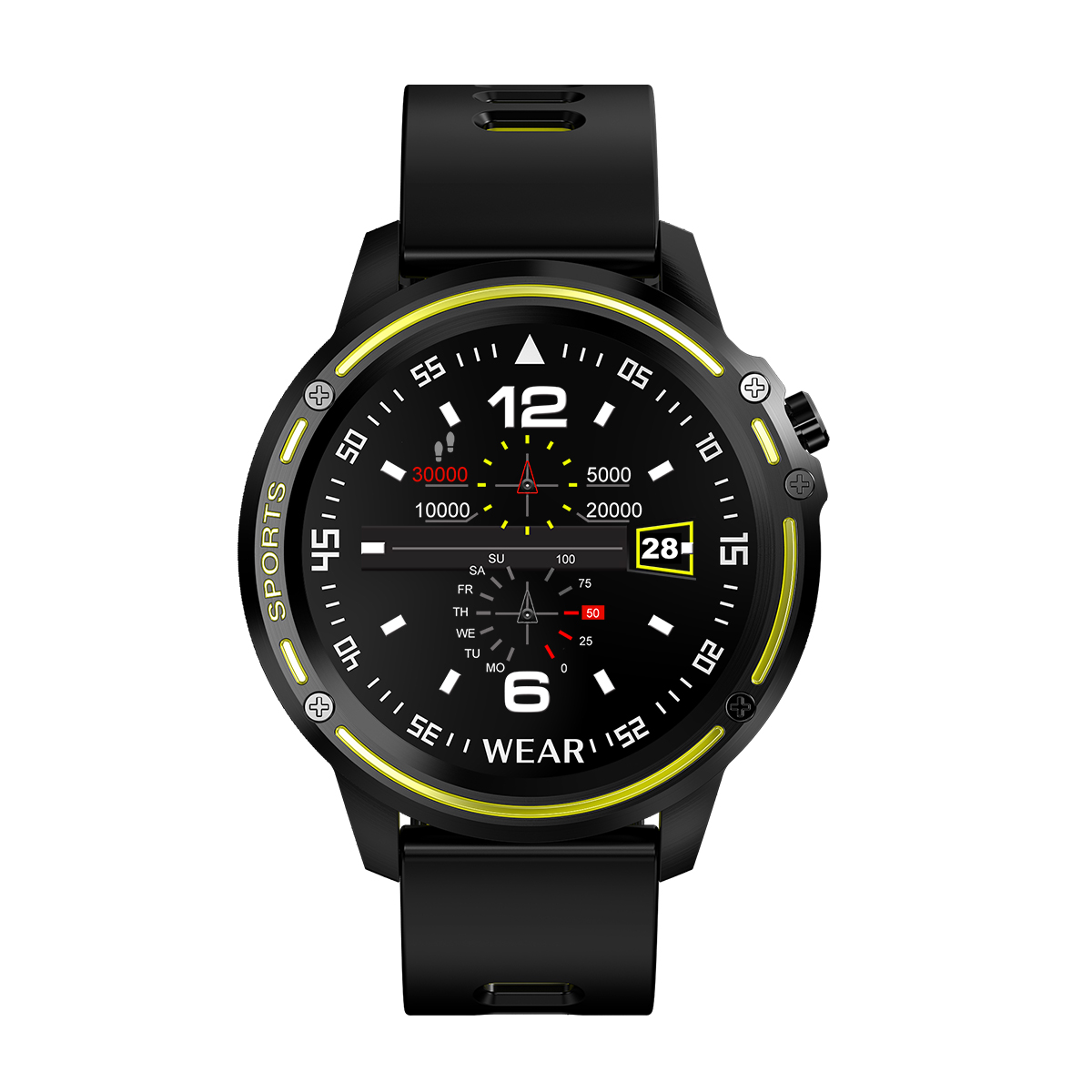 Leotec Smartwatch Multisports Ecg Complete Lime Green