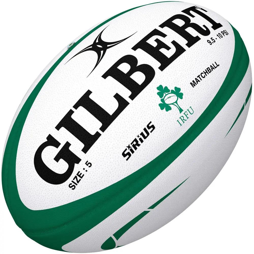 Balón Rugby Gilbert Oficial Sirius Ireland - blanco - 