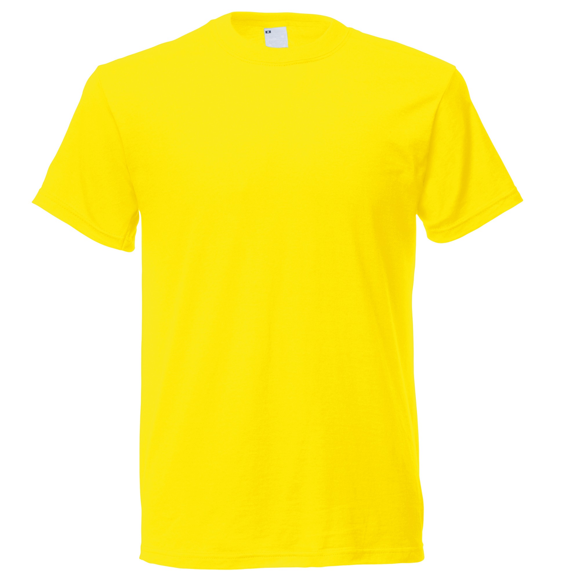 Camiseta Casual De Manga Corta Universal Textiles - amarillo - 