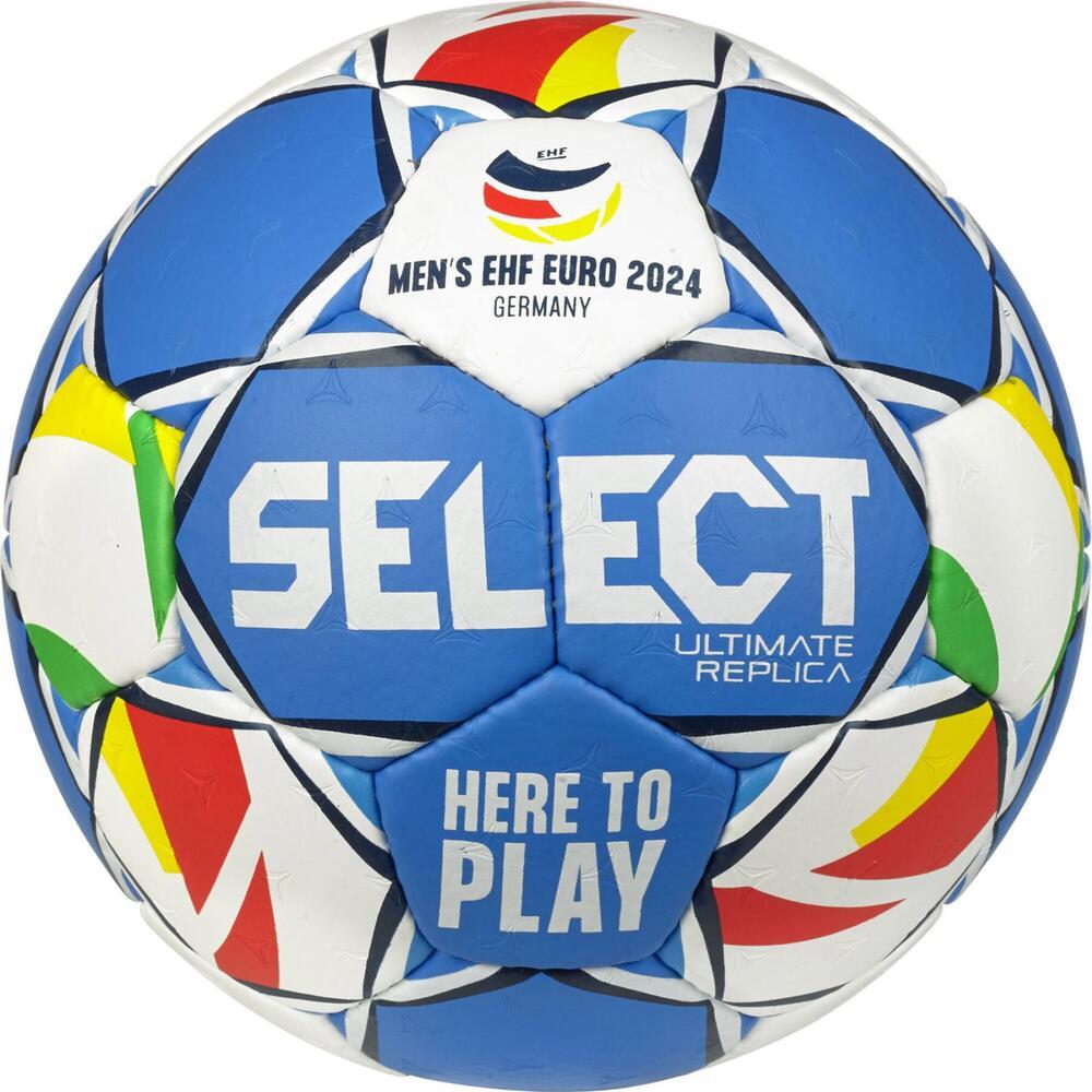 Balón De Balonmano Select Ultimate Replica Ehf Euro 2024 - azul - 