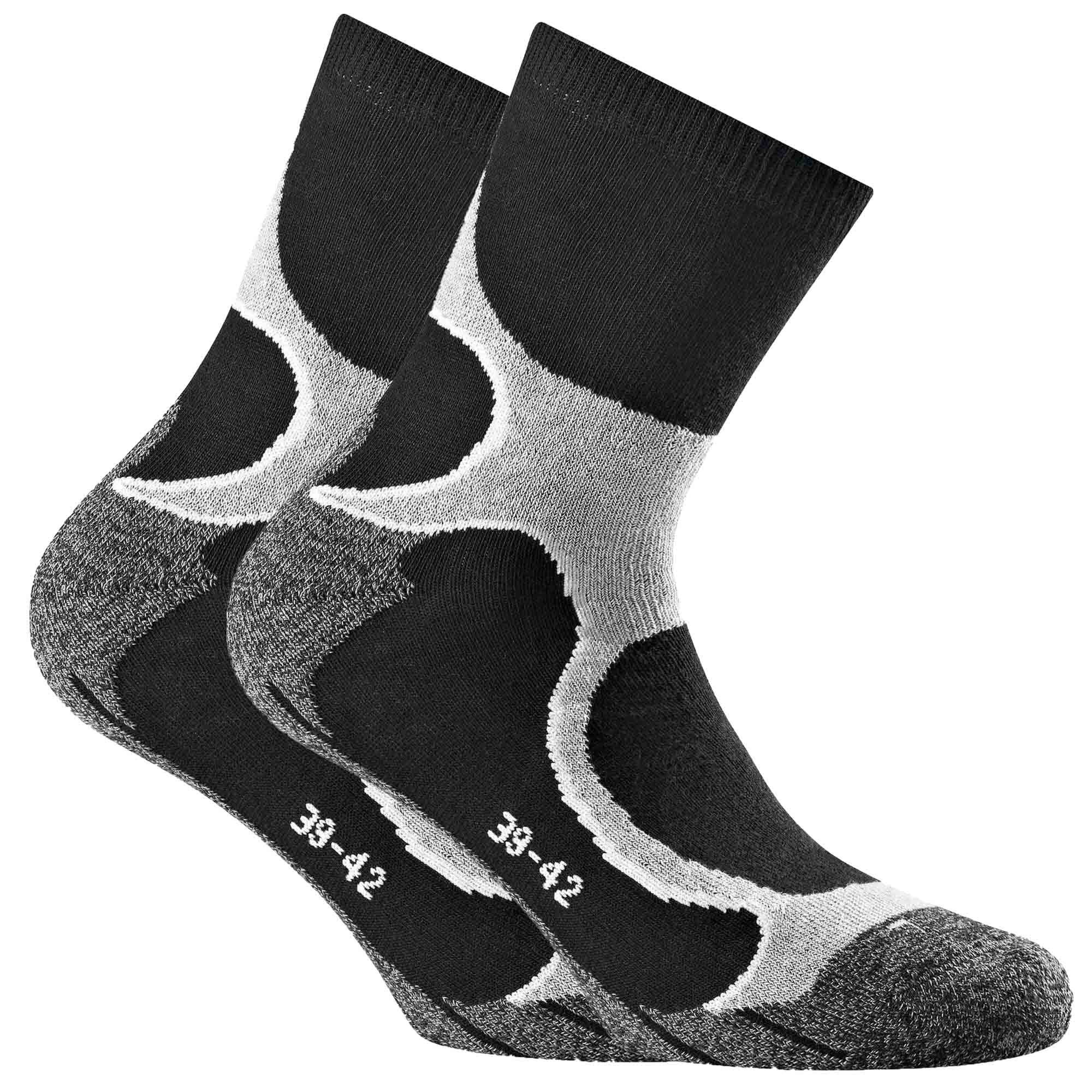 Pack De 2 Meias De Corrida Rohner Advanced Socks - gris - 