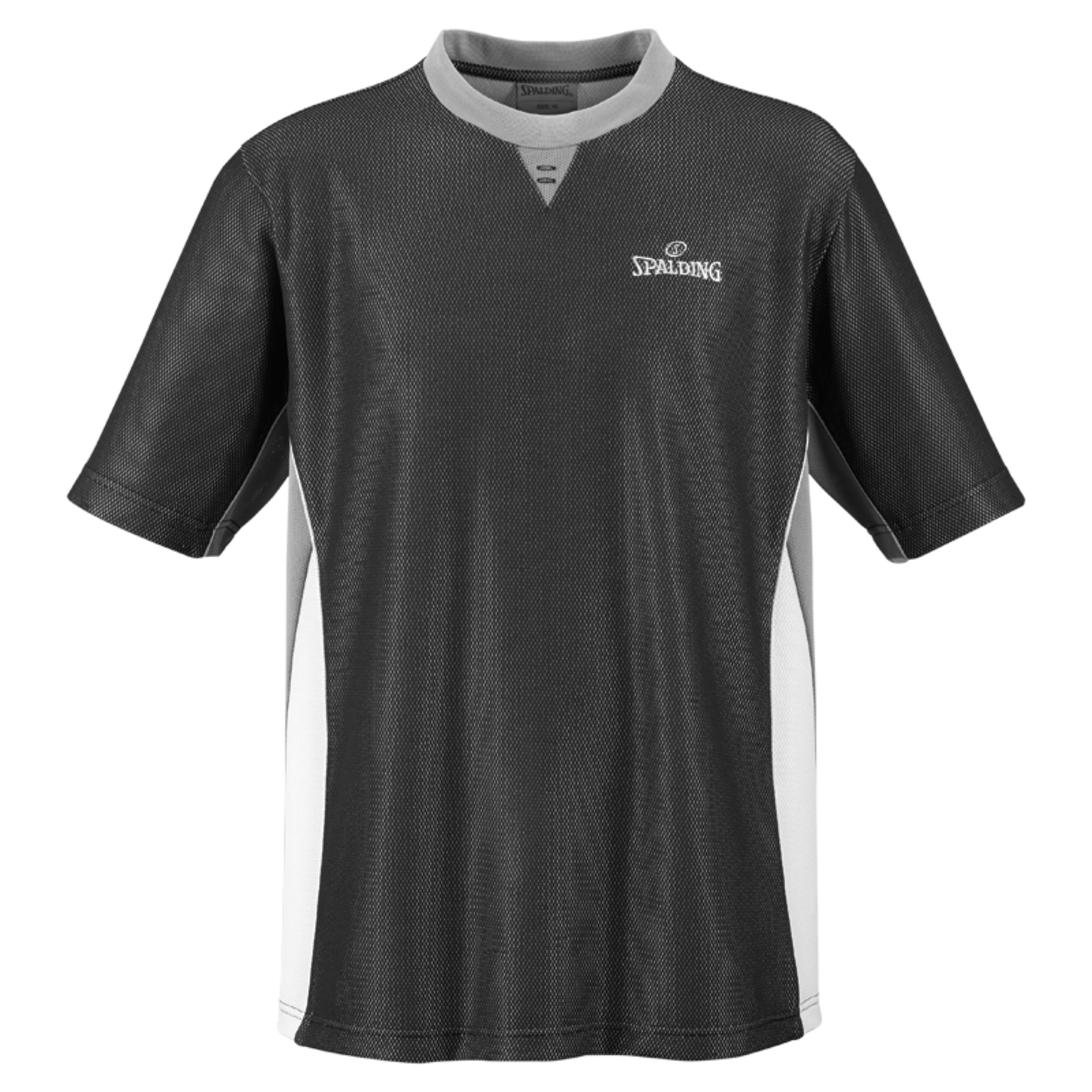 Referee Shirt Pro Negro/gris/plata Spalding