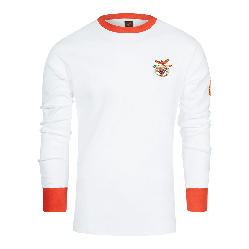Camiseta Benfica Eusébio Balón De Oro Retro 1965 - blanco-rojo - 