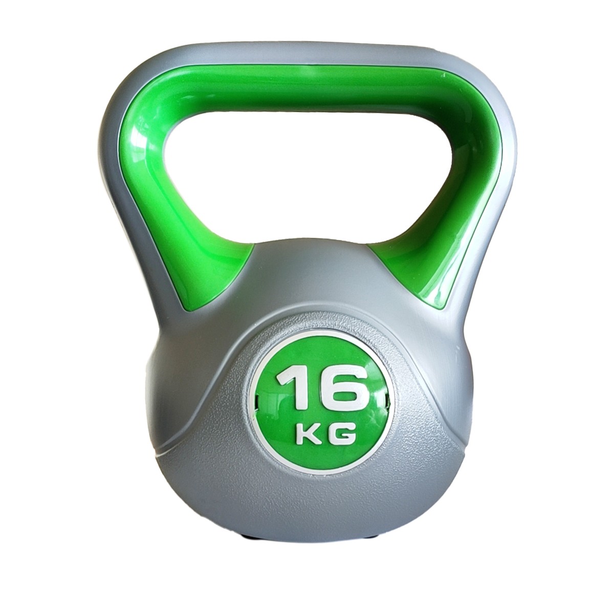 Kettlebell Vinil 16 Kg Vimas Sport - gris-verde - 