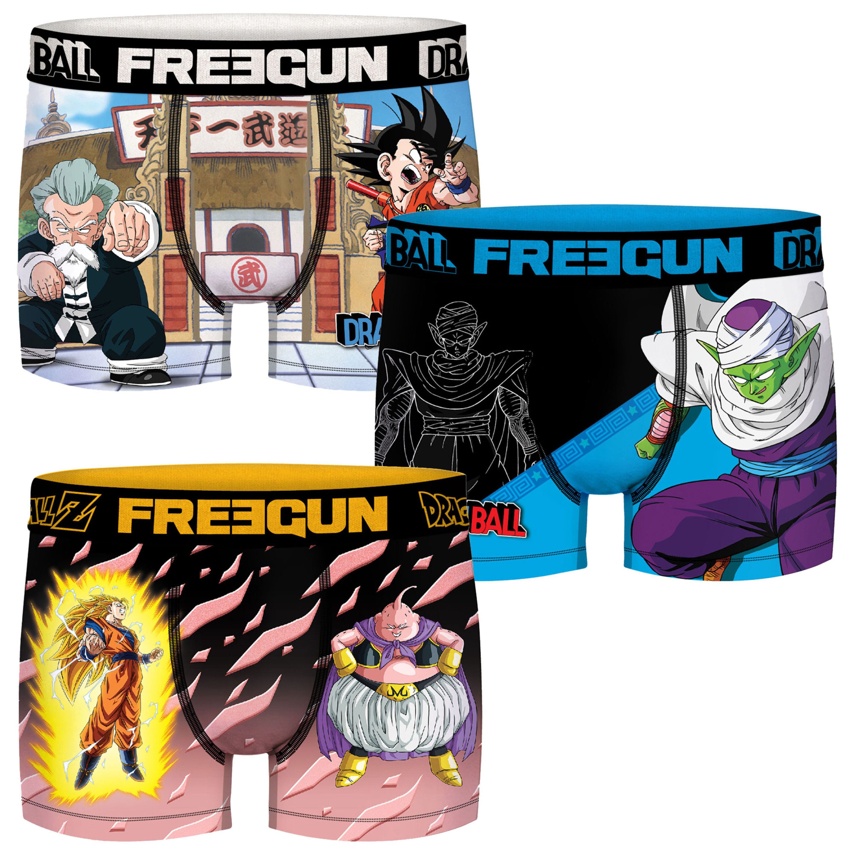 Pack 3 Calzoncillos Freegun Dragon Ball - multicolor - 