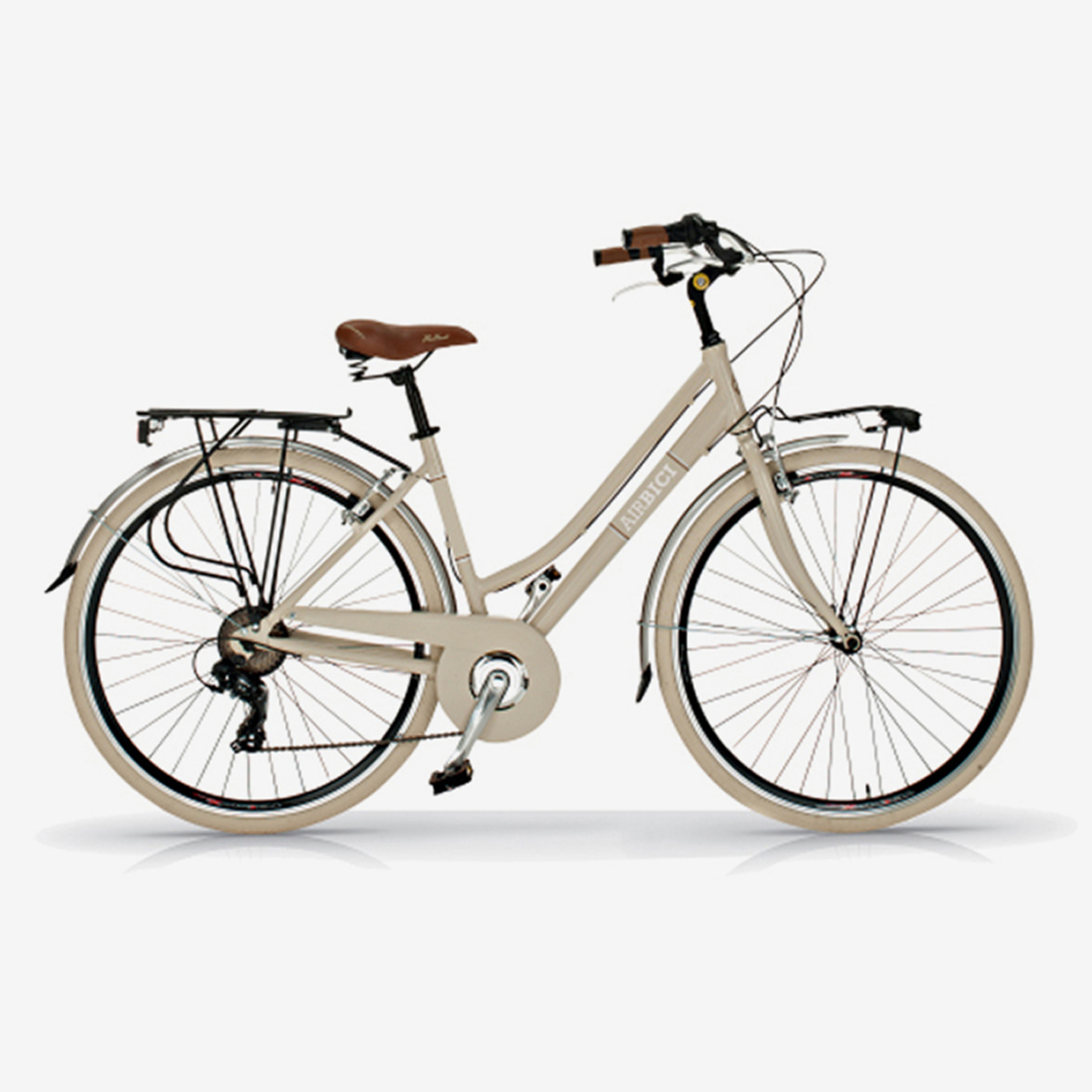 Bicicleta De Ciudad Airbici 605 Elegance - beige - 