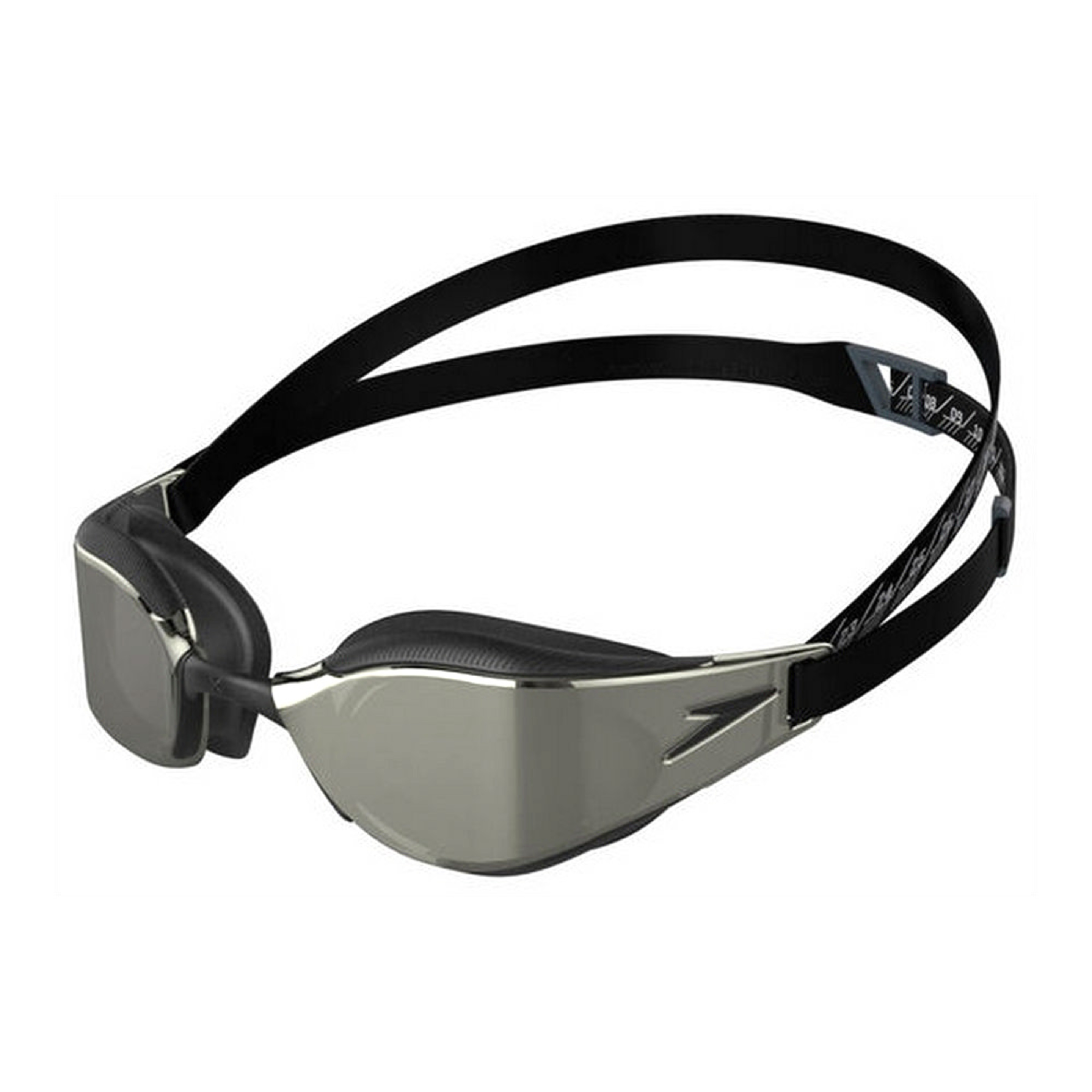 Óculos De Natação Para Adultos Speedo Fastskin Hyper Elite Mirror Preto Adultos - negro - 