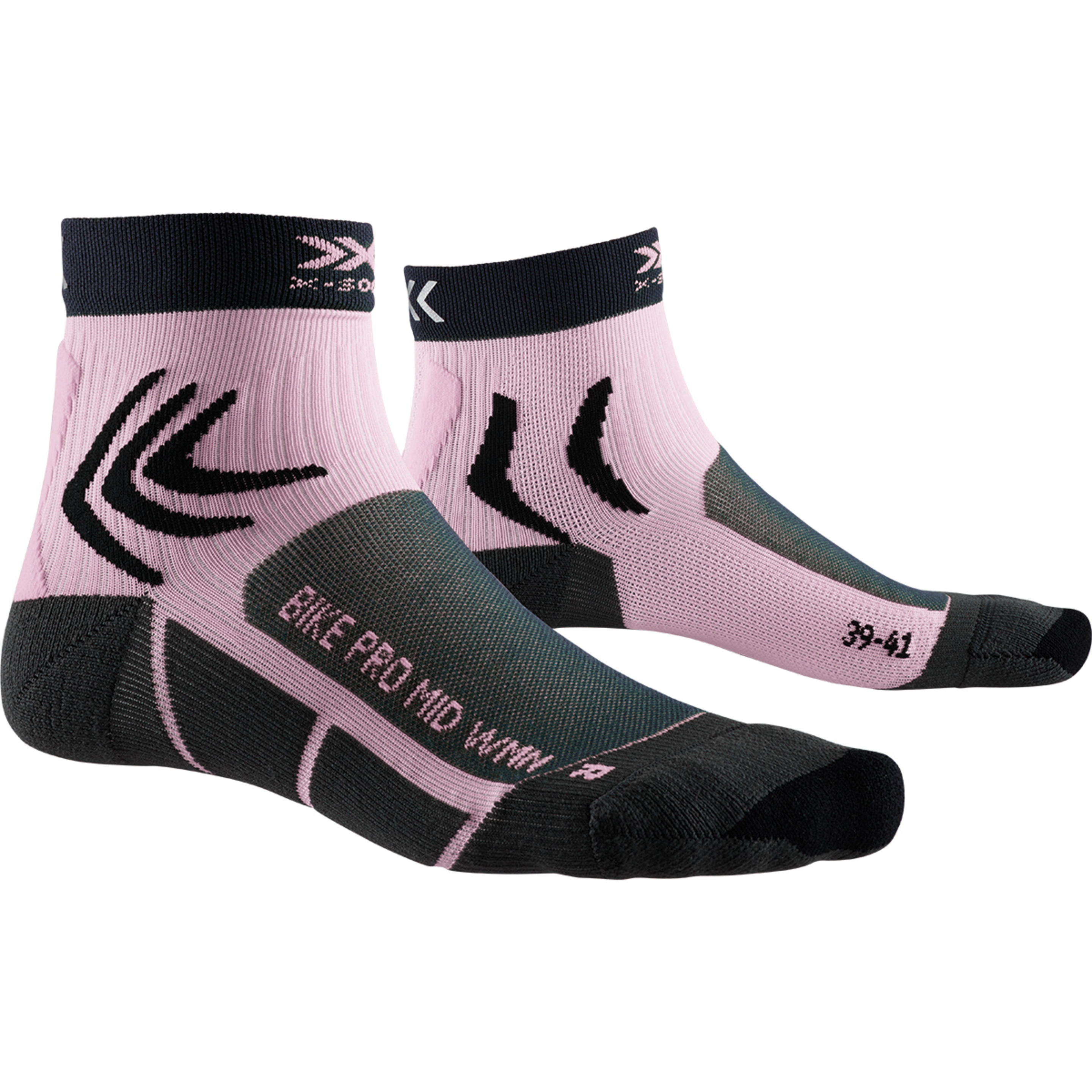 Calcetin Bike Pro Mujer (multiplo 3 Uds) X-socks - gris - 