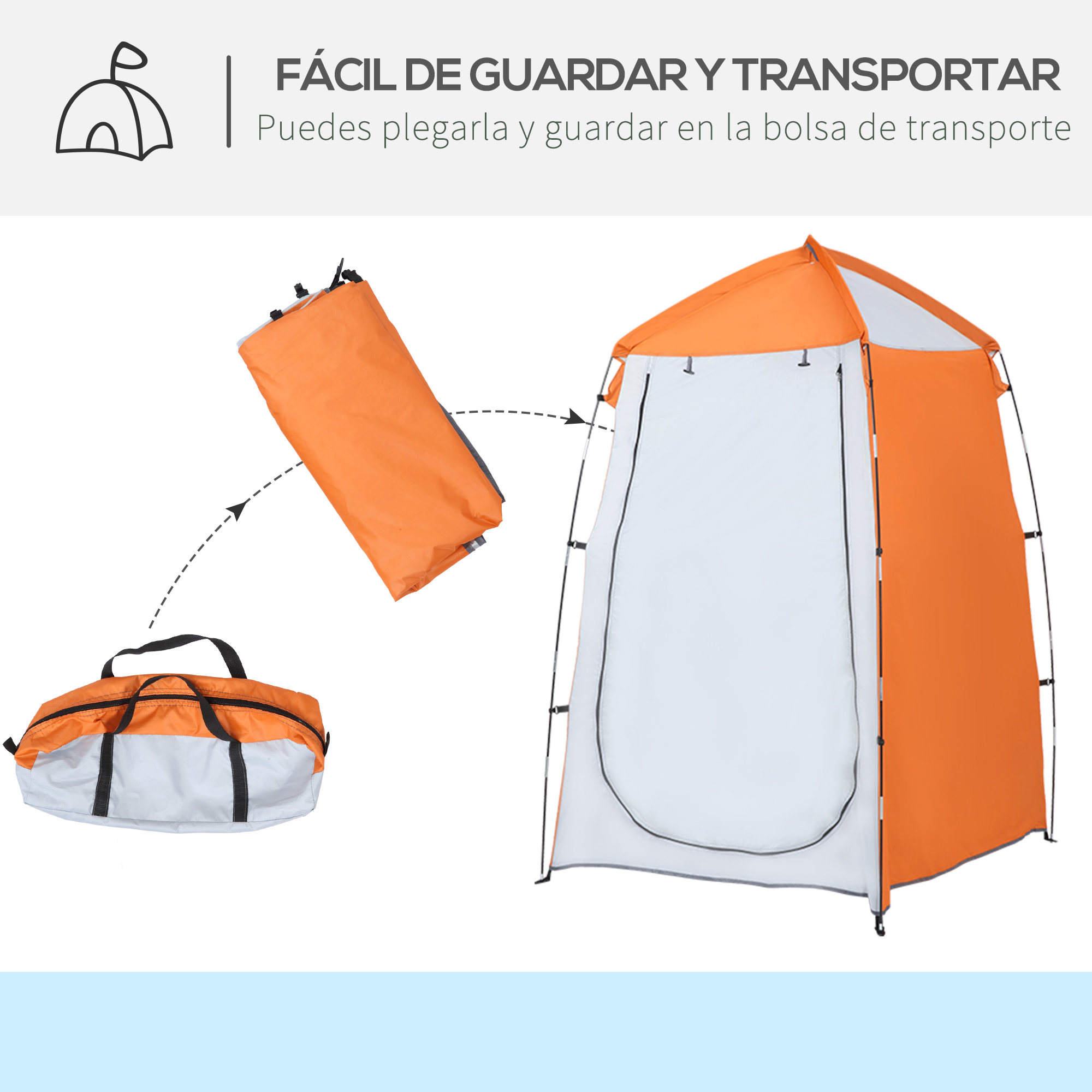 Tenda De Duche Outsunny A20-257