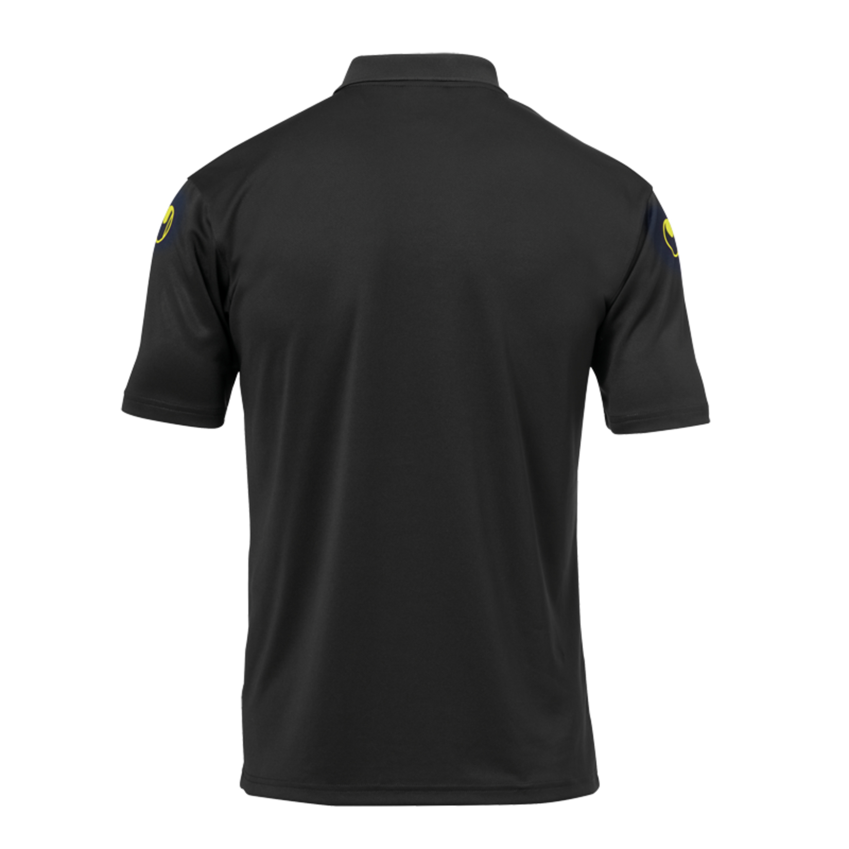 Score Polo Shirt Negro/amarillo Fluor Uhlsport