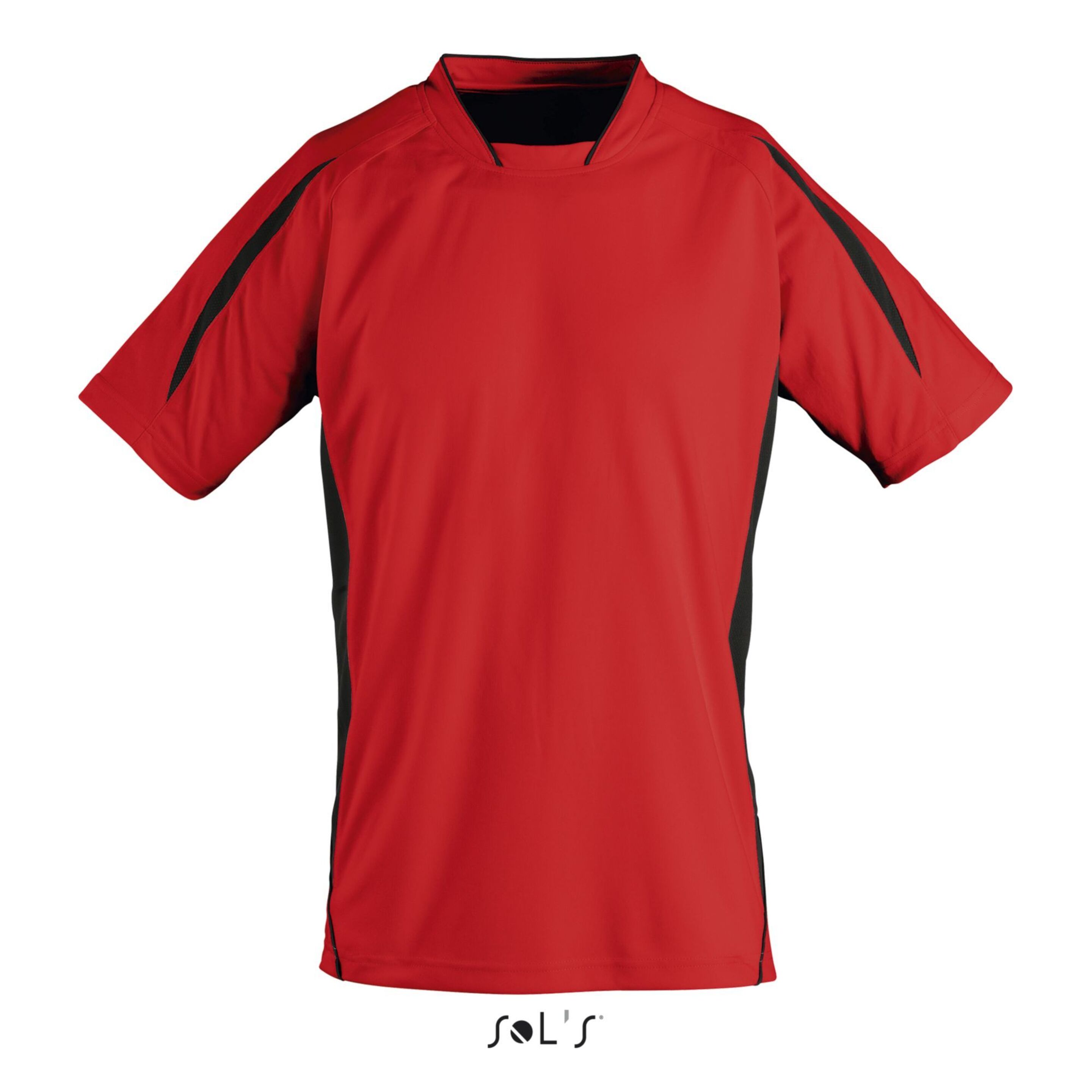 Camiseta Deportiva Sols Macarana - Negro/Rojo - Fútbol Hombre  MKP