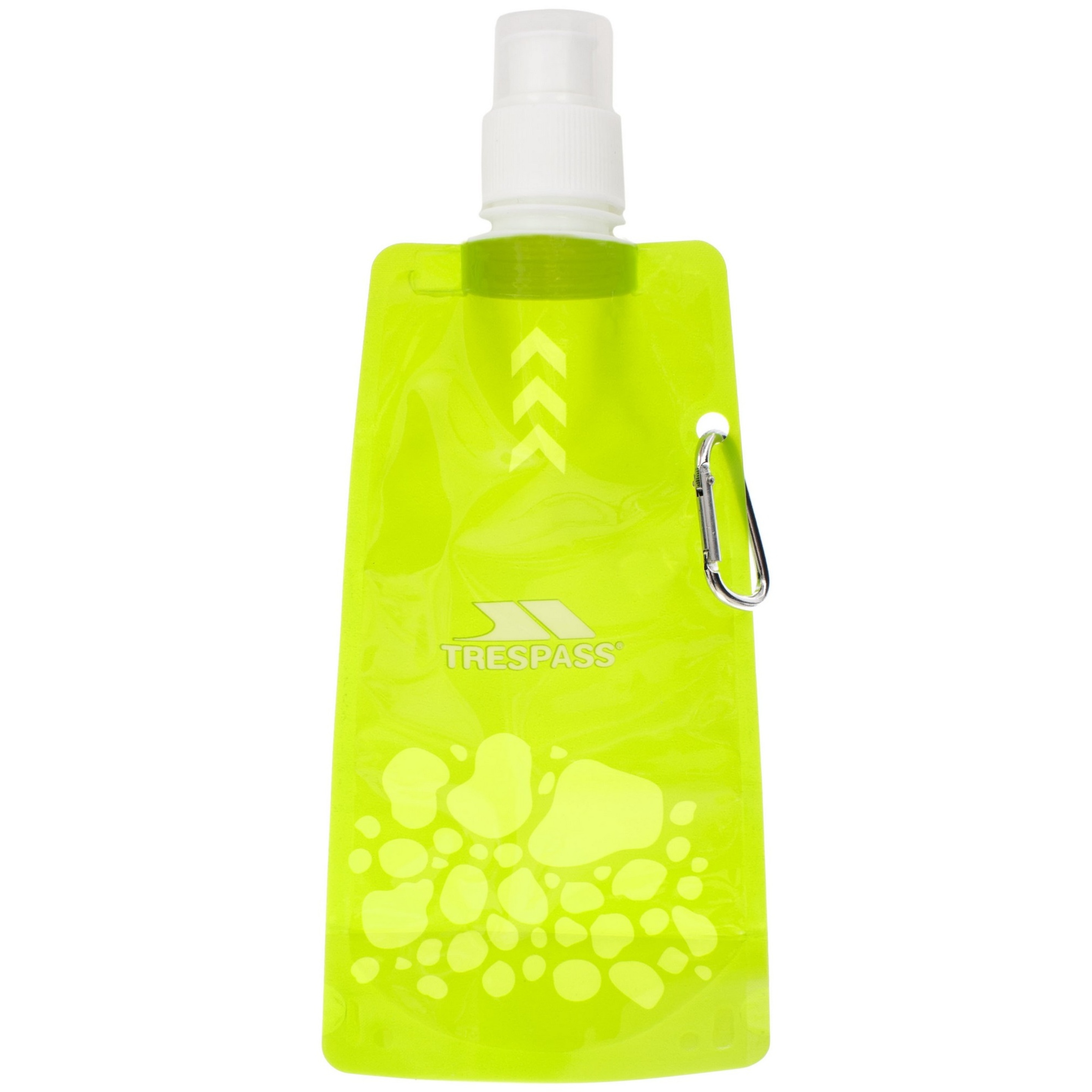 Trespass- Botella De Agua Plegable De Deporte (Verde)